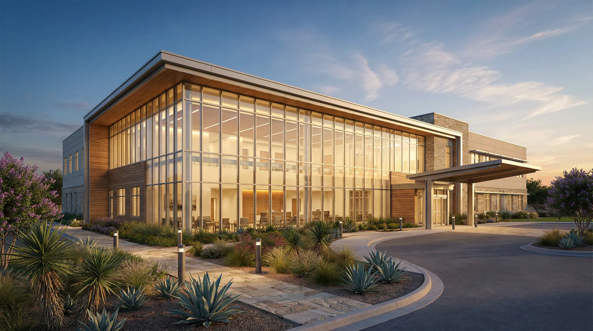 SHARP Surgery Center — architectural rendering of the upcoming facility in Austin, TX