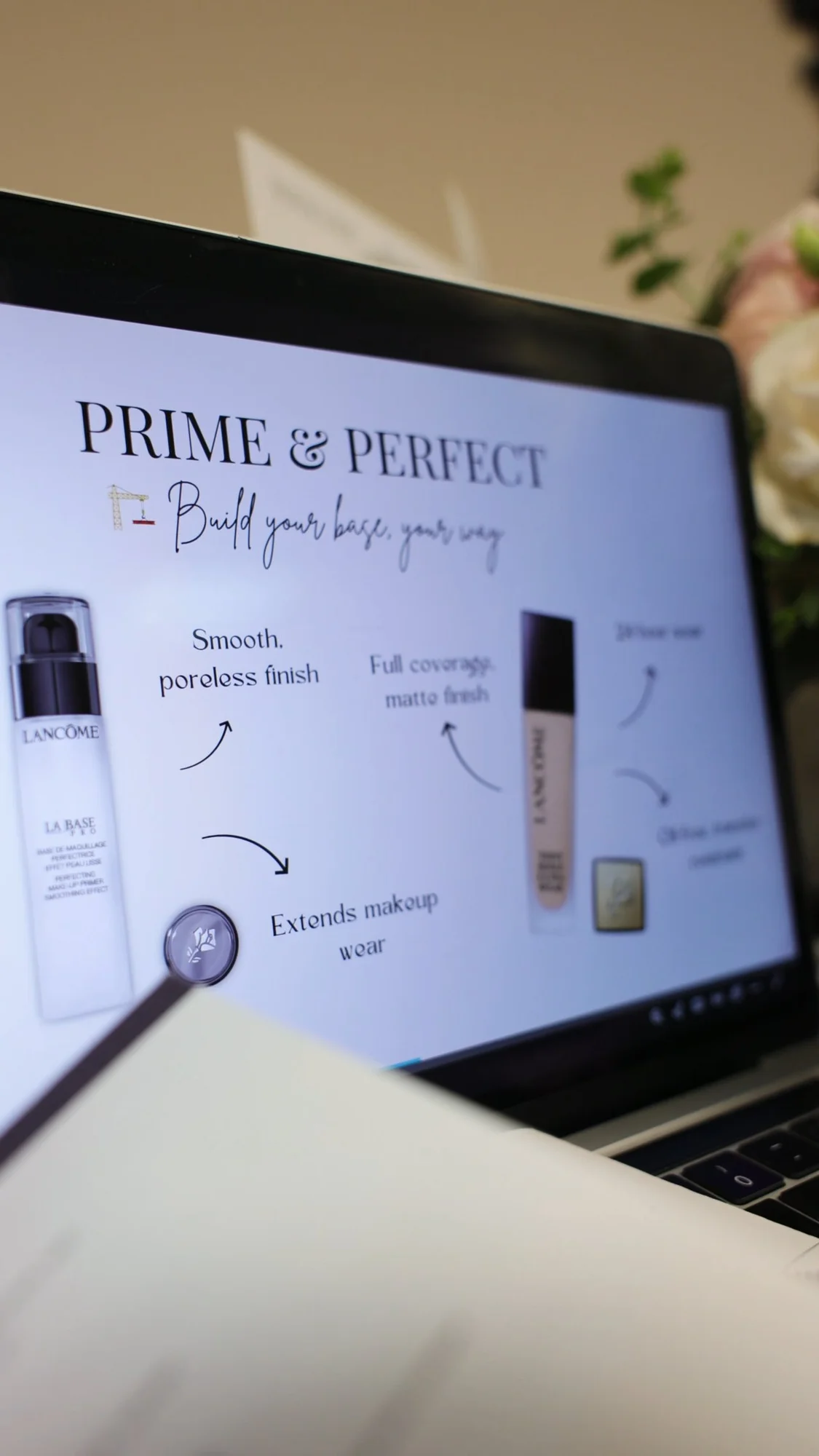 Lancôme Beauty Product Showcase Video