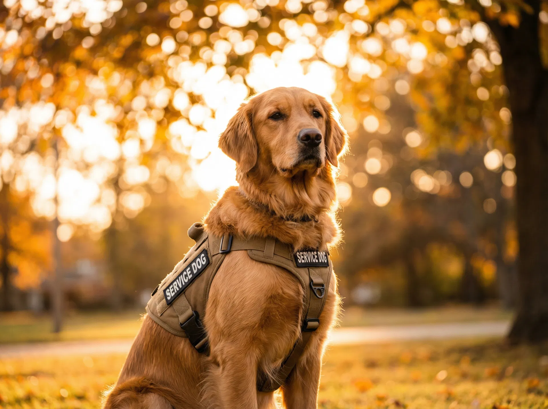 Service dog in training