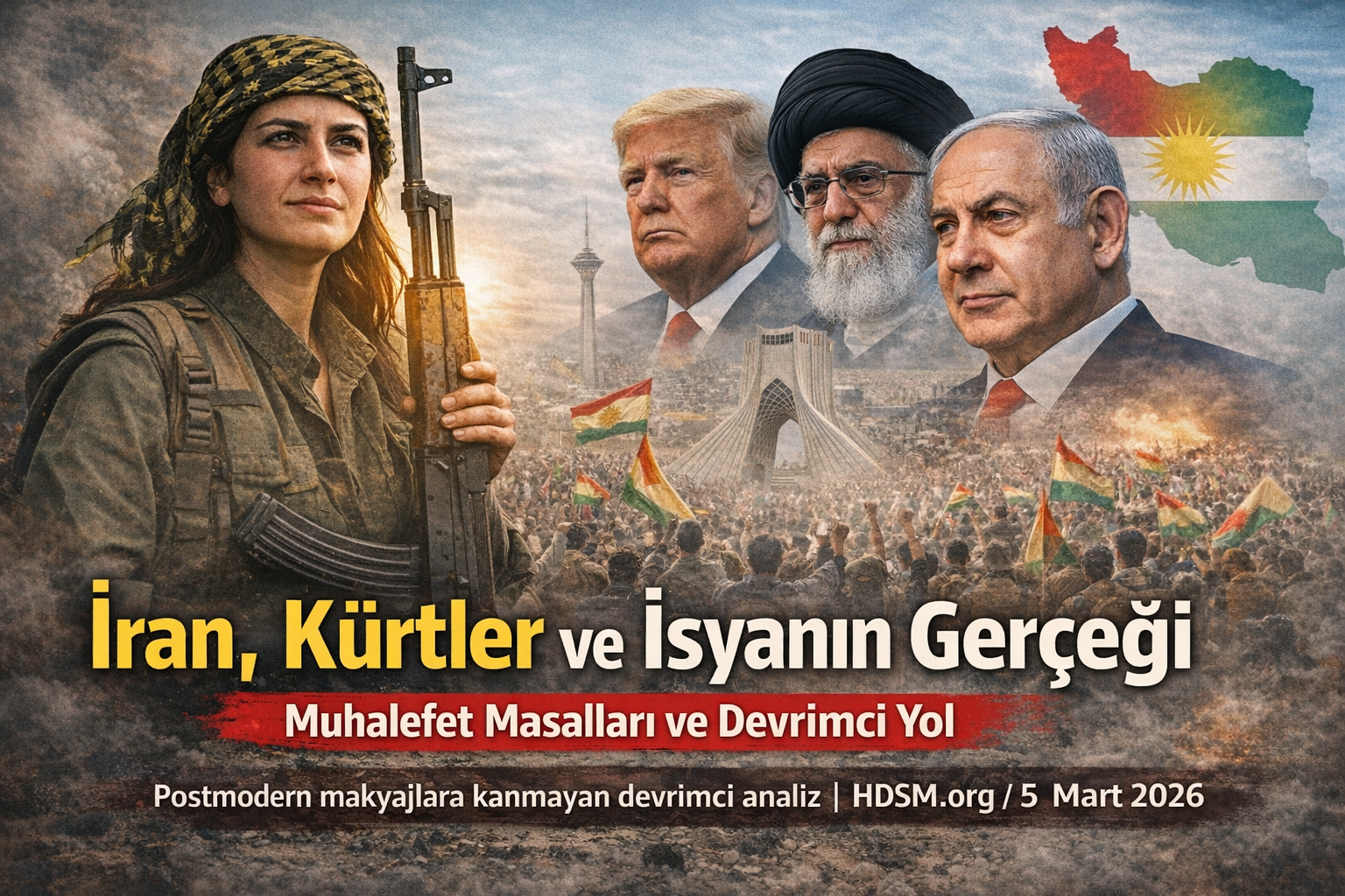 Tahran Semalarında Dolaşan Hayalet: "Muhalefet" Spektaklı, Kürtler ve Demokratik Konfederalizm