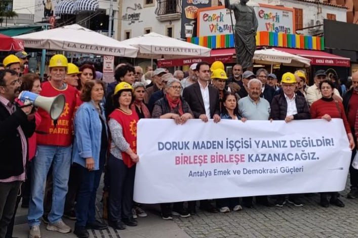 Doruk Madencileri Yalnız Değil: Emek ve Demokrasi Güçlerinden Direnişe Tam Destek!