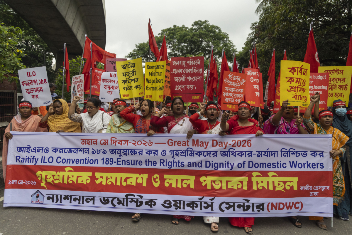 Bangladeş'te 1 Mayıs: İşçi Sınıfının Mücadelesi Gölgelenemez!