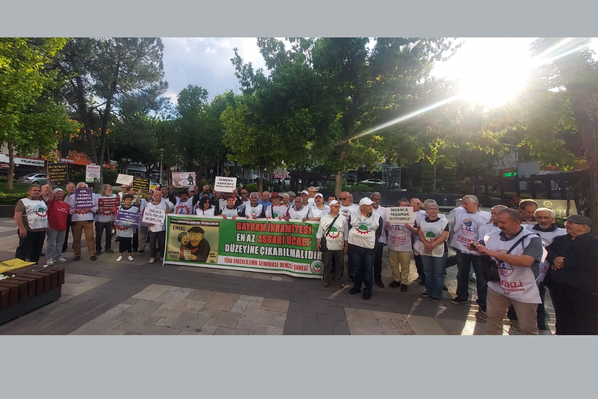 Emeklilerden Denizli'de Geçim İsyanı: Seyyanen 20 Bin TL Zam Talebi