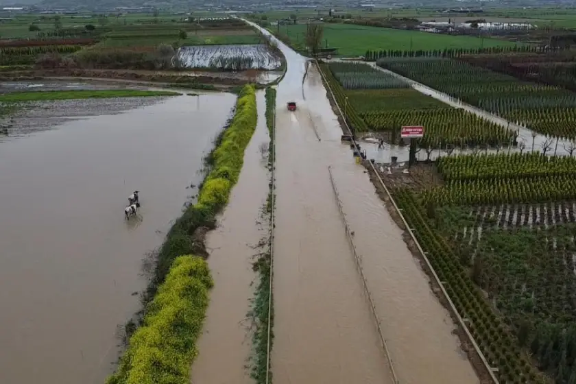 Ödemiş'te Seller: Tarım Arazileri Su Altında, Çiftçinin Geleceği Belirsiz