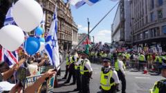 Londra'da İki Farklı Protesto İçin Binlerce Polis Görevlendirildi