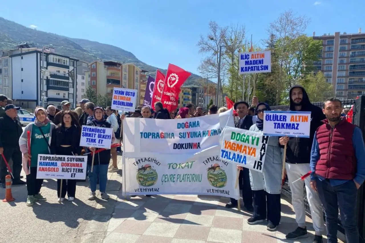 Tokat'ta Yaşam Savunucularından Maden Talana Karşı Güçlü Ses: 'Bin Ton Altın, Bir Tutam Otu Geçmez!'