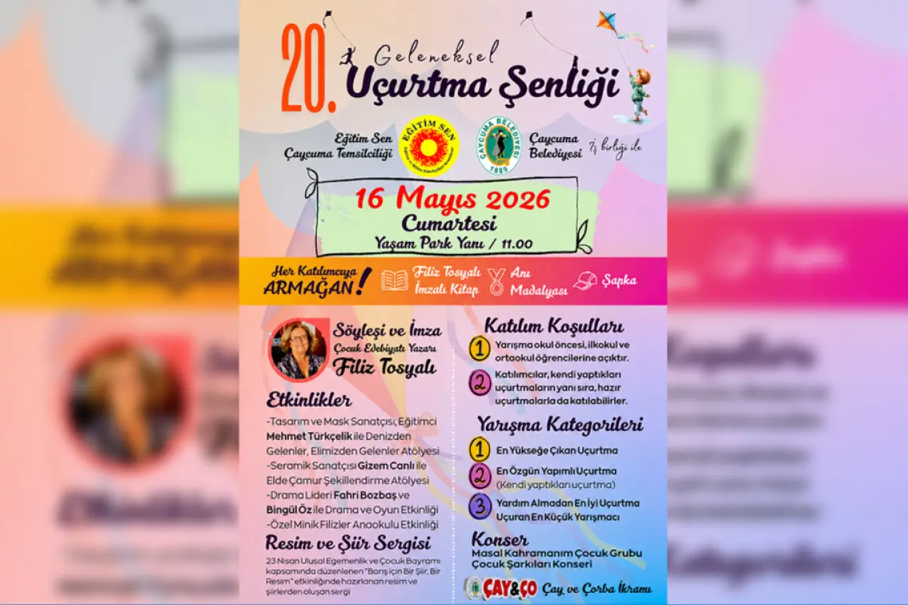 Çaycuma'da Uçurtma Şenliği Ertelendi: Etkinlikler 16 Mayıs'ta Yapılacak