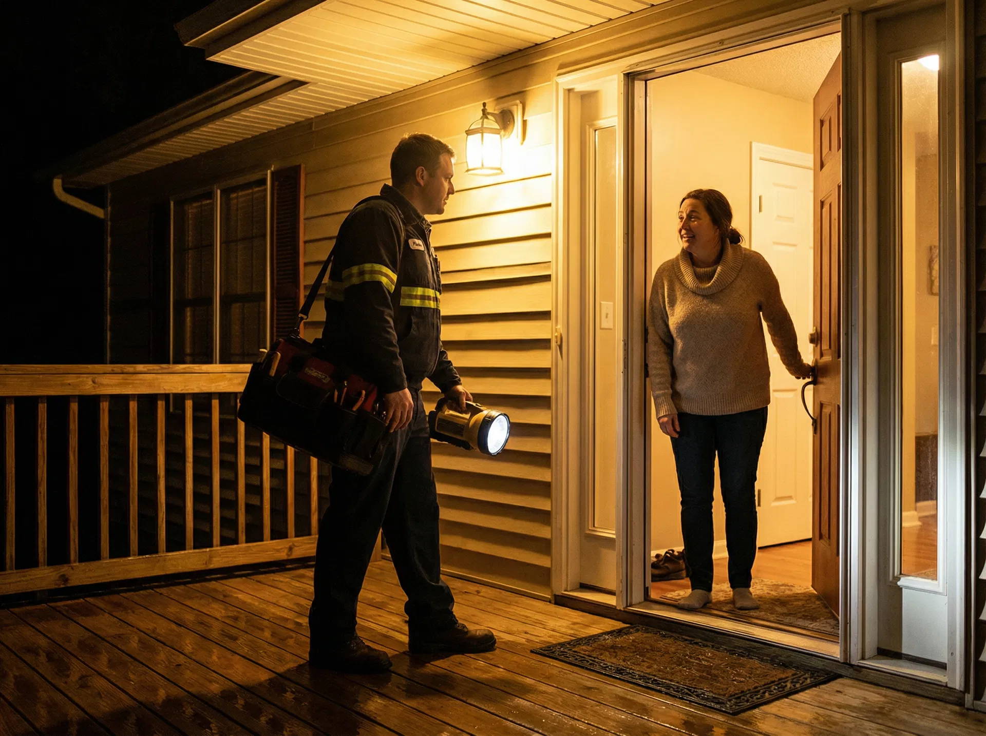 Emergency plumbing service