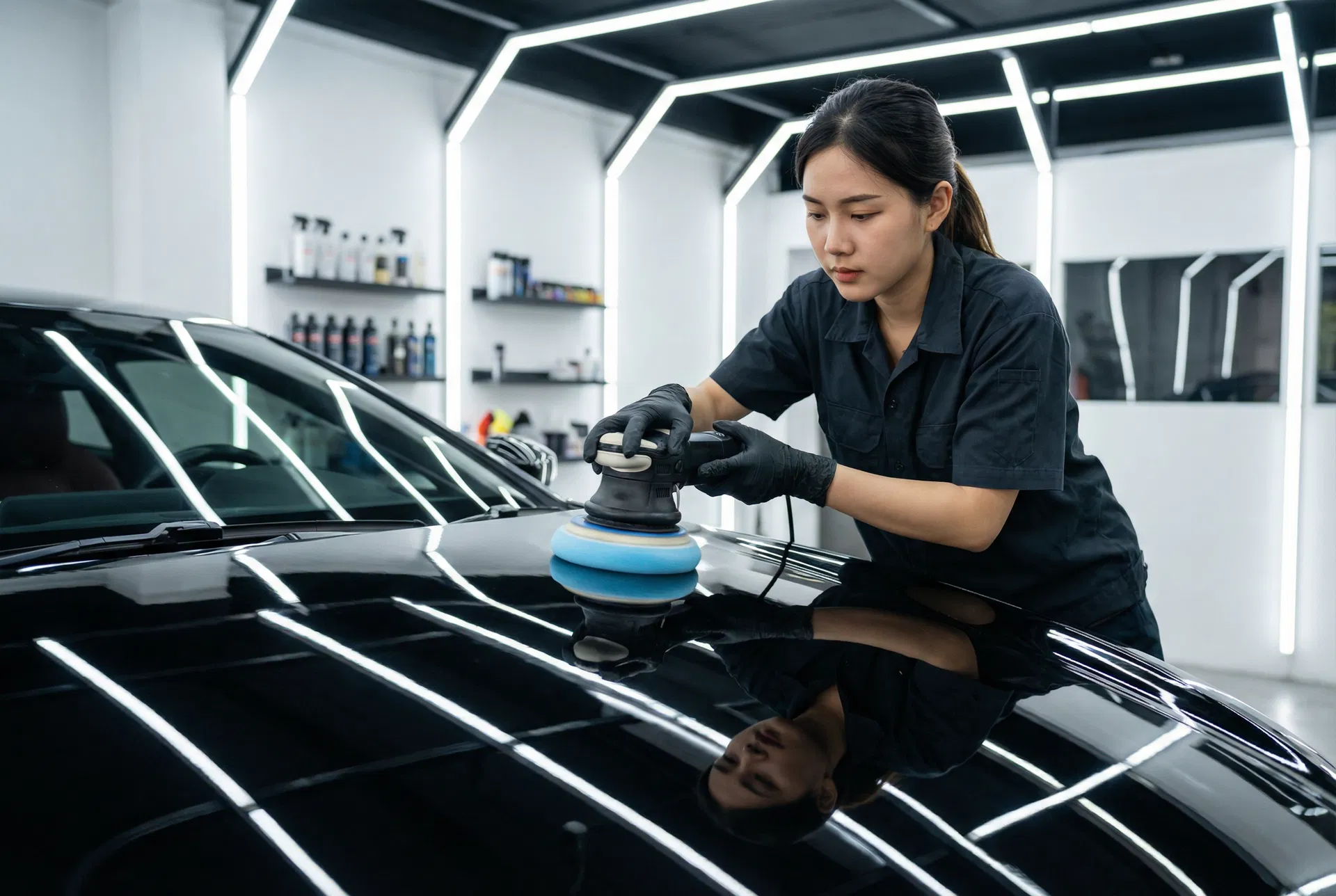 黑色車漆拋光技巧:最難保養的顏色如何做到完美光澤