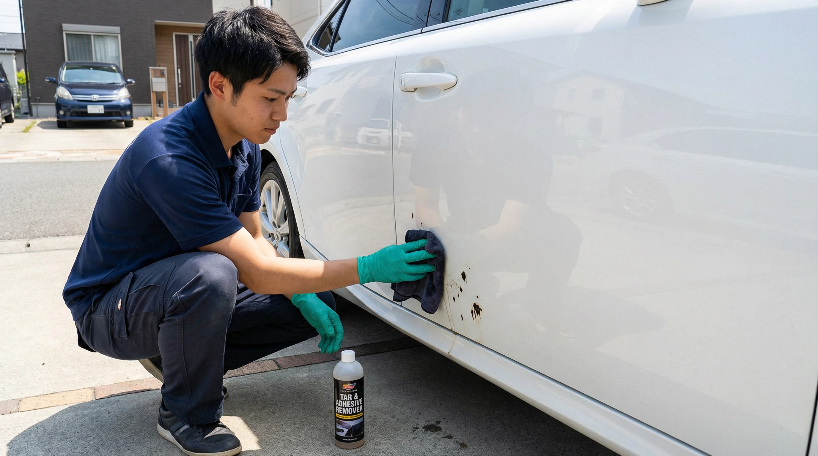 柏油去除劑安全使用完全指南：溶劑選擇與漆面保護策略