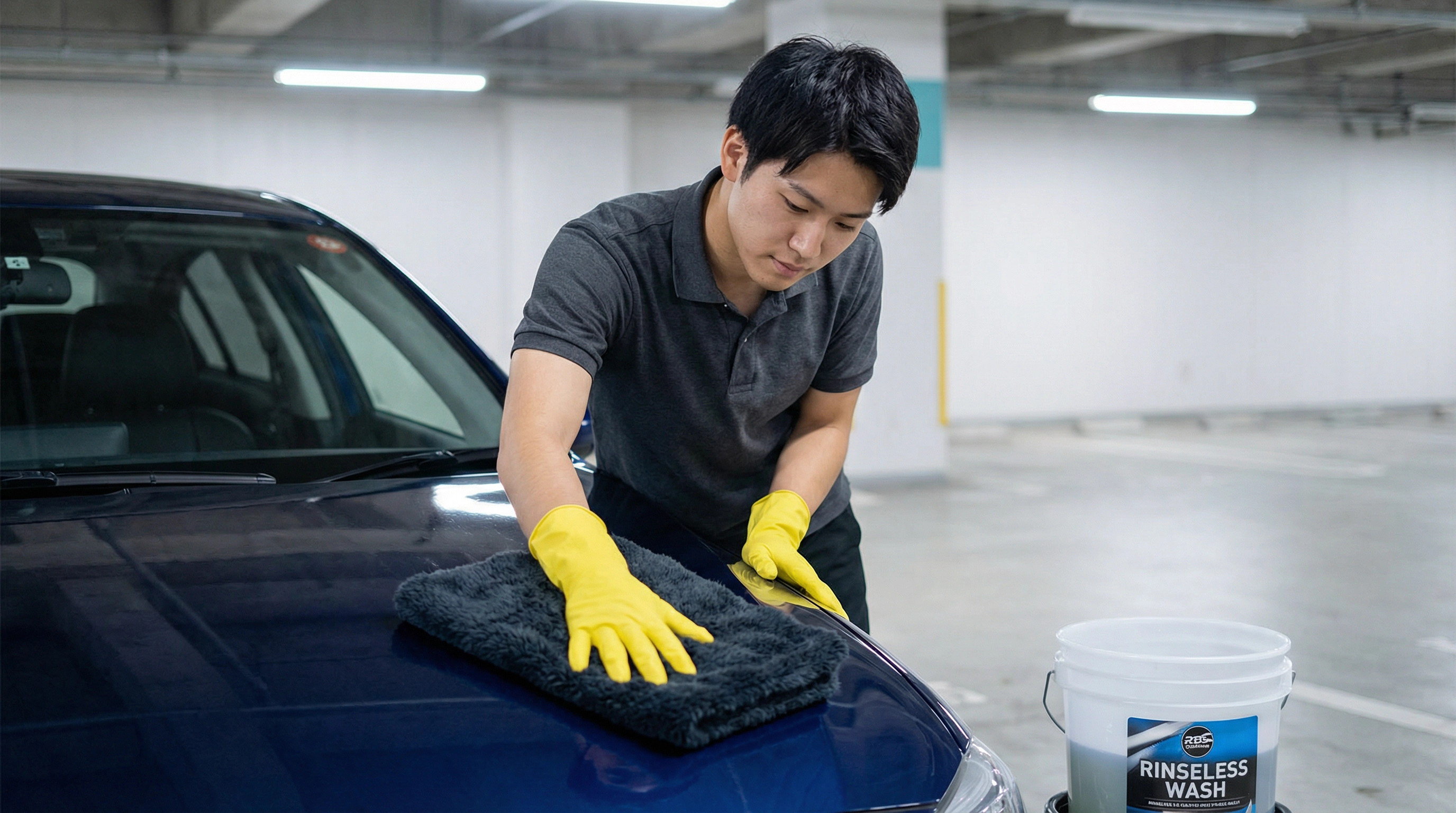 少水洗車法(Rinseless Wash):公寓車主的省水洗車解決方案