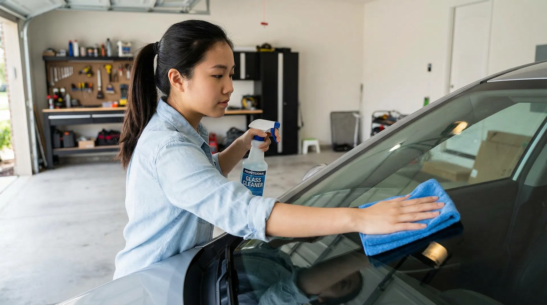 汽車玻璃清潔劑完整使用指南：如何達到無痕透明的視野