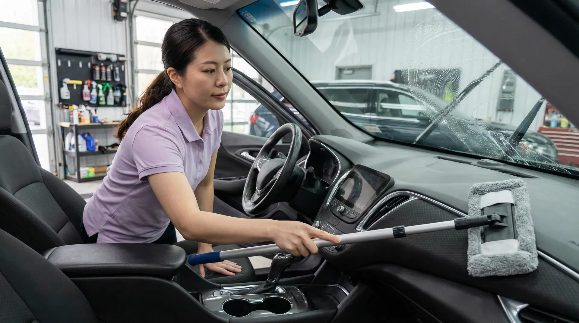 車窗玻璃內側專業清潔:油膜、霧氣與水漬的根本解決方案