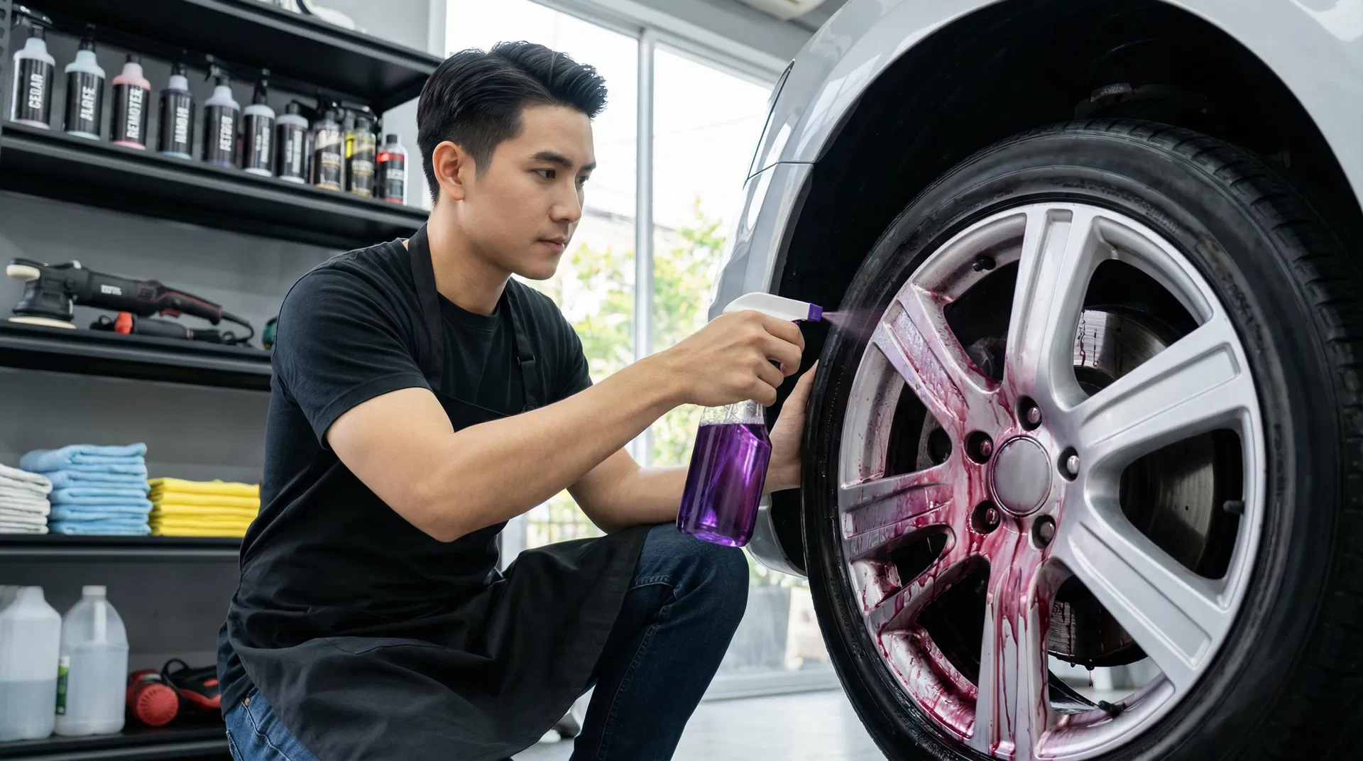 鐵粉去除劑（Iron Remover）完整使用指南：讓車輪和車漆重現光澤