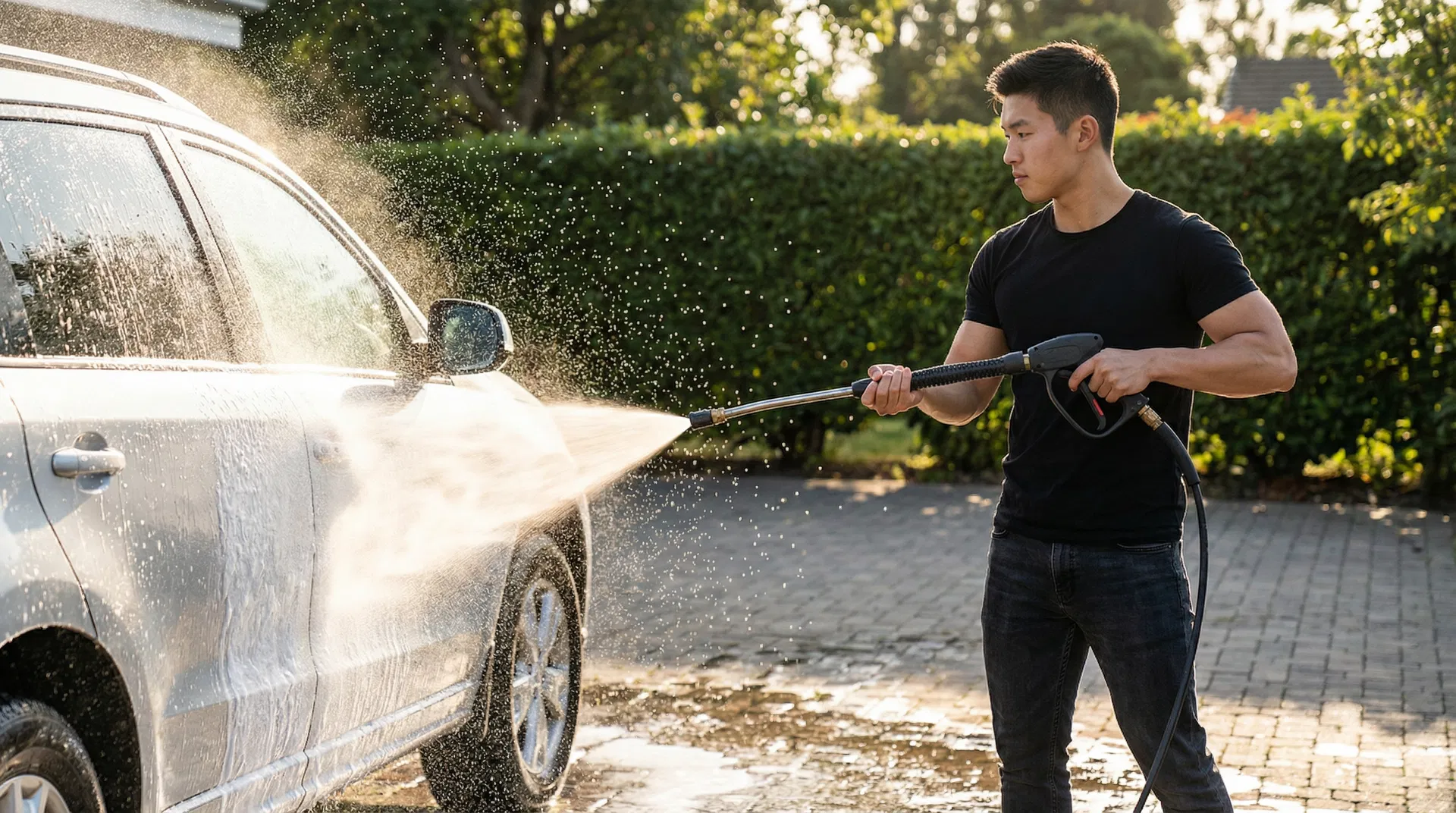 高壓清洗機洗車完整指南:壓力設定、噴頭選擇與正確使用技巧