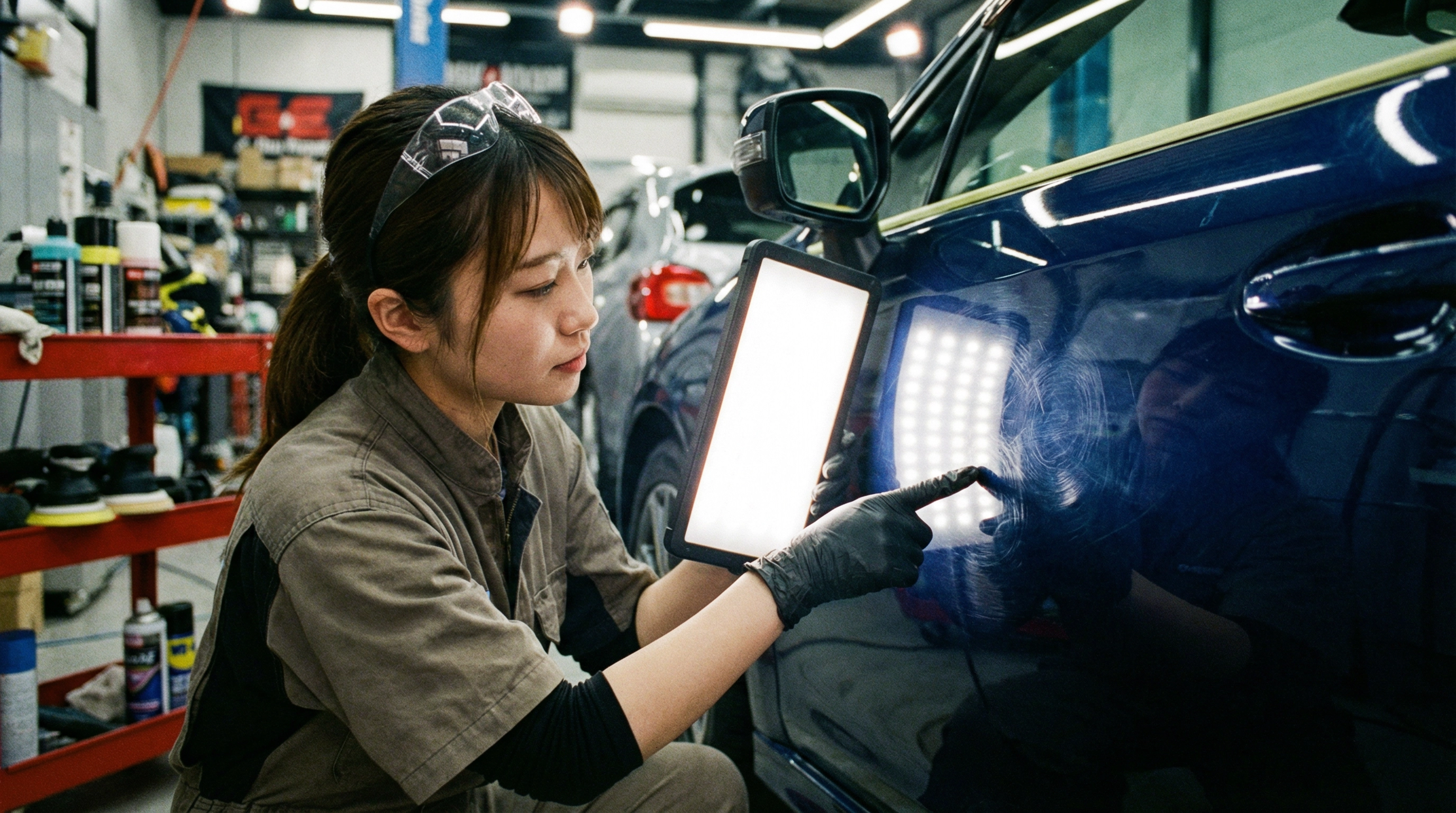 漆面缺陷燈光檢測法：如何用不同光源找出隱藏的刮傷