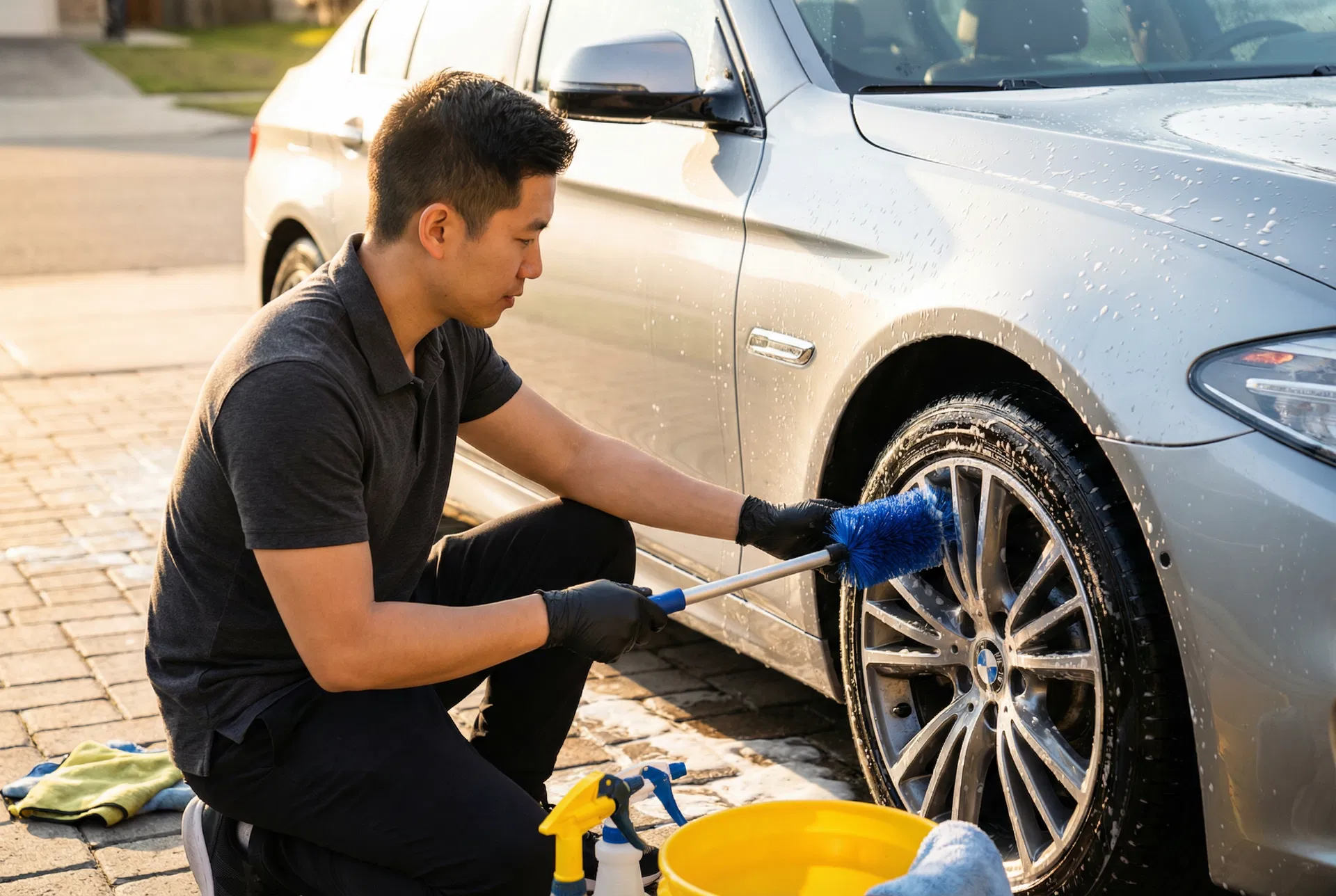 輪框刷選購完全指南：輪圈形狀與刷具搭配、材質深度比較