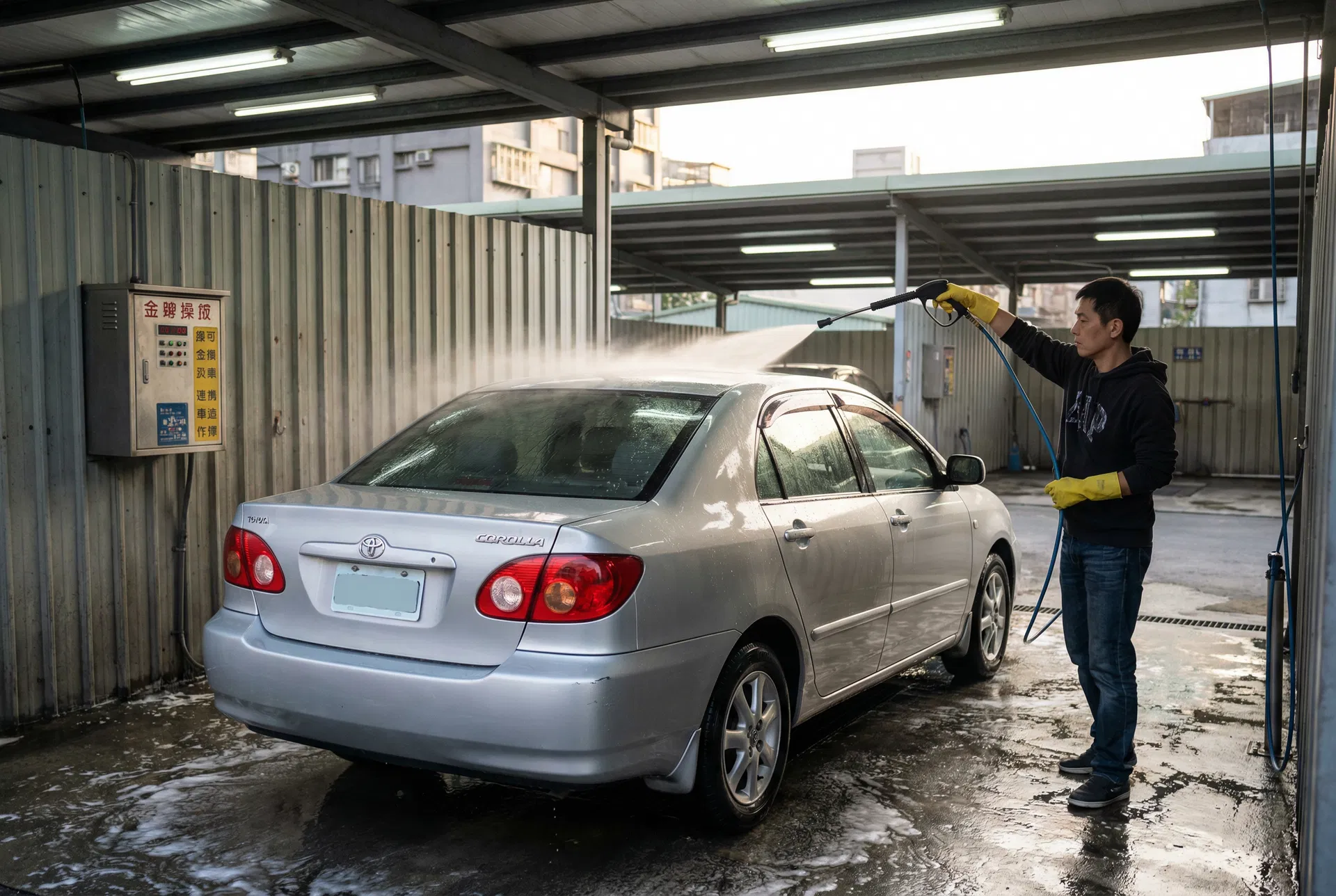 新手自助洗車場完整使用教學：從進場到離場的標準流程