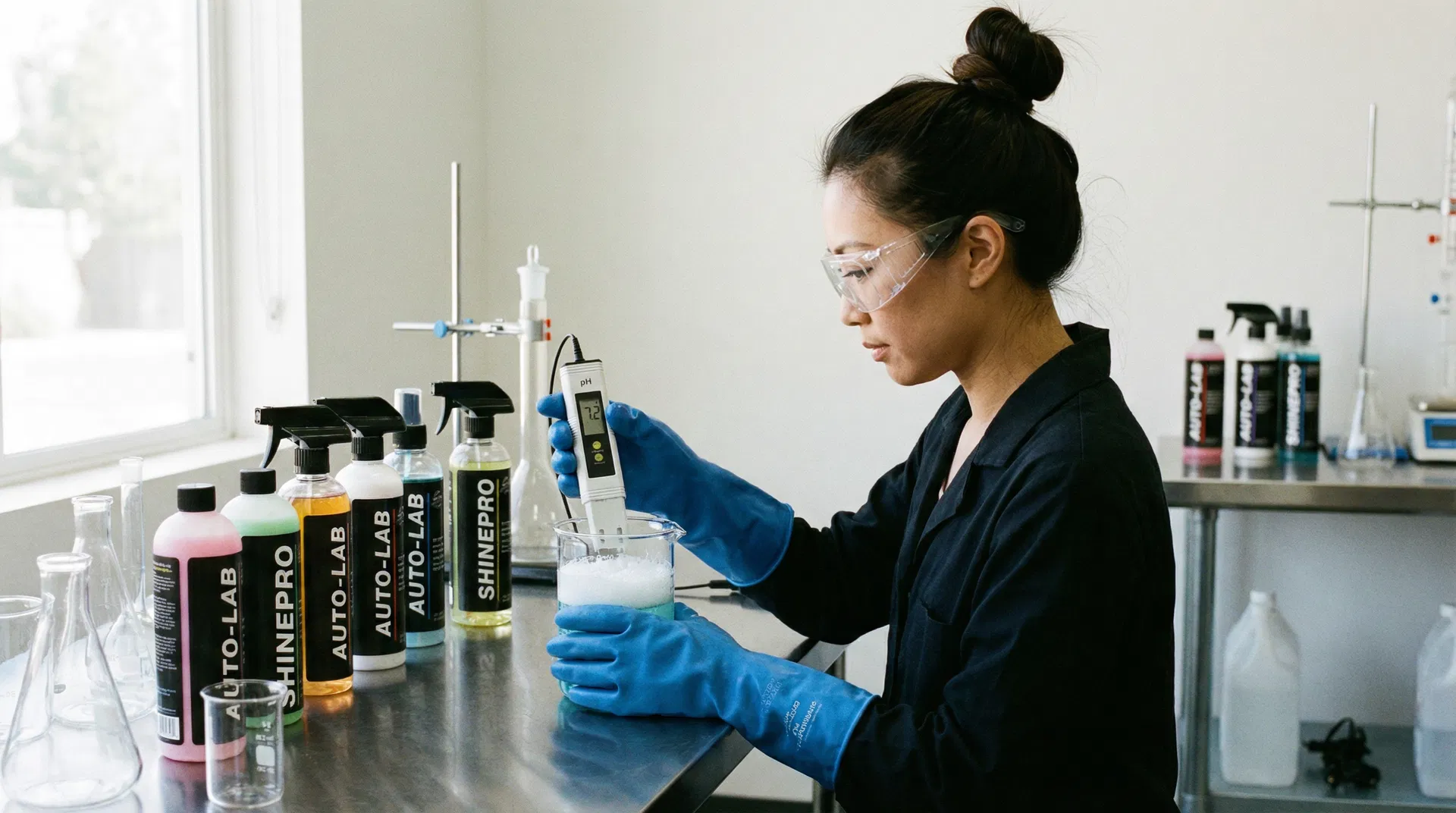 洗車藥水的 pH 值解析:酸性、鹼性、中性的正確使用場合