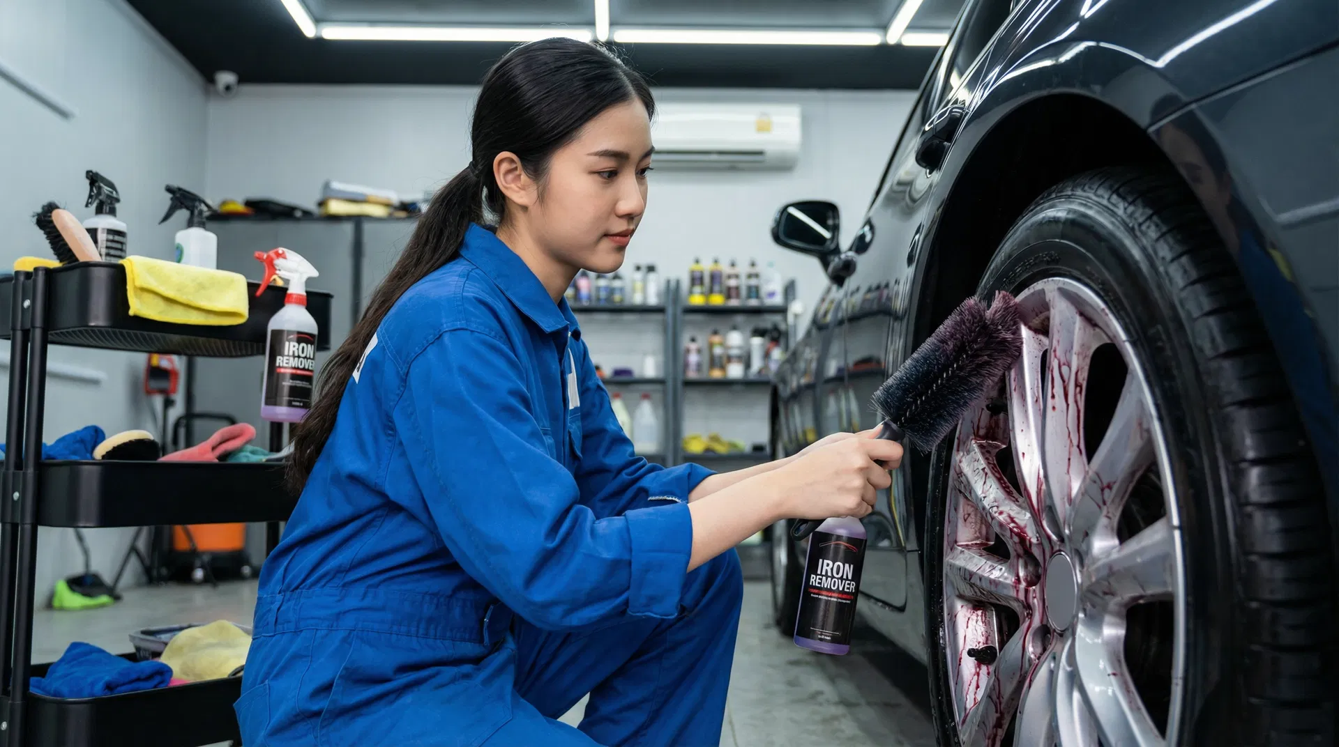 輪圈清潔劑的選擇與使用:鋁圈、鋼圈、電鍍圈的不同需求