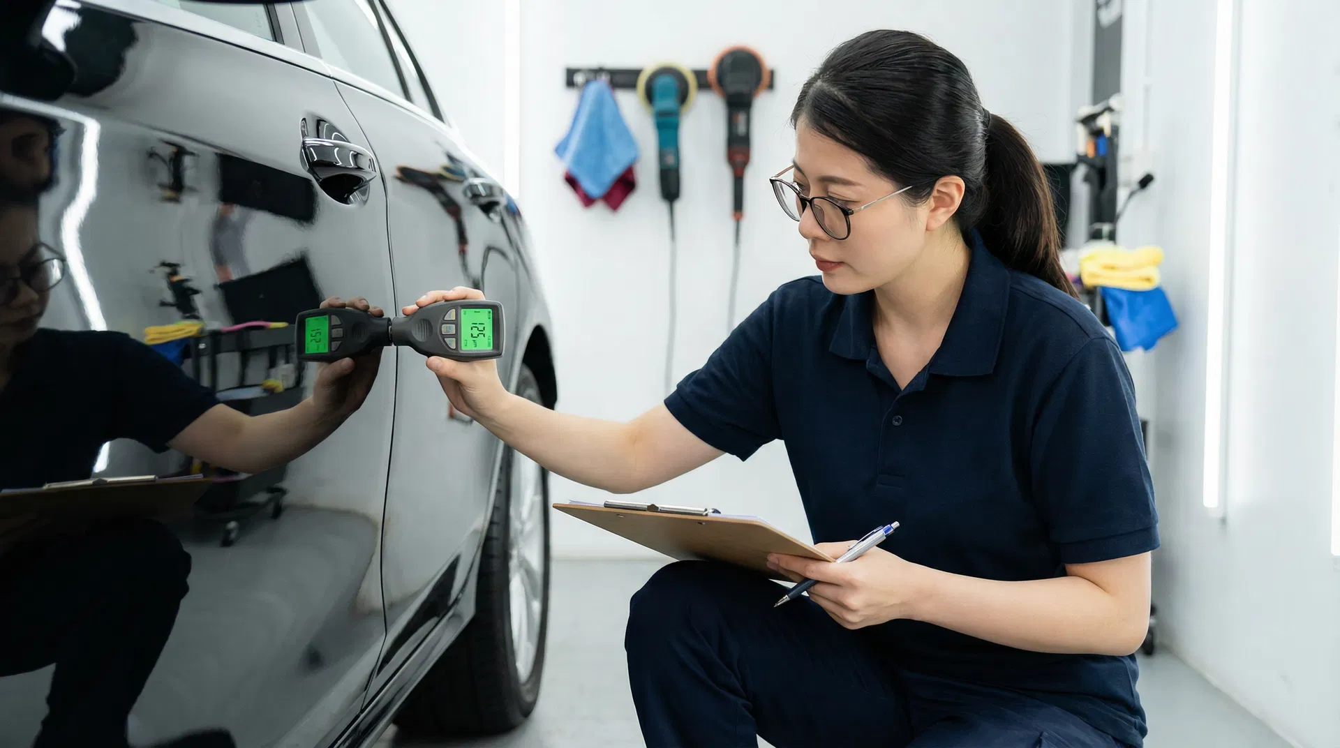 漆面測厚儀的使用：拋光前必做的漆面評估