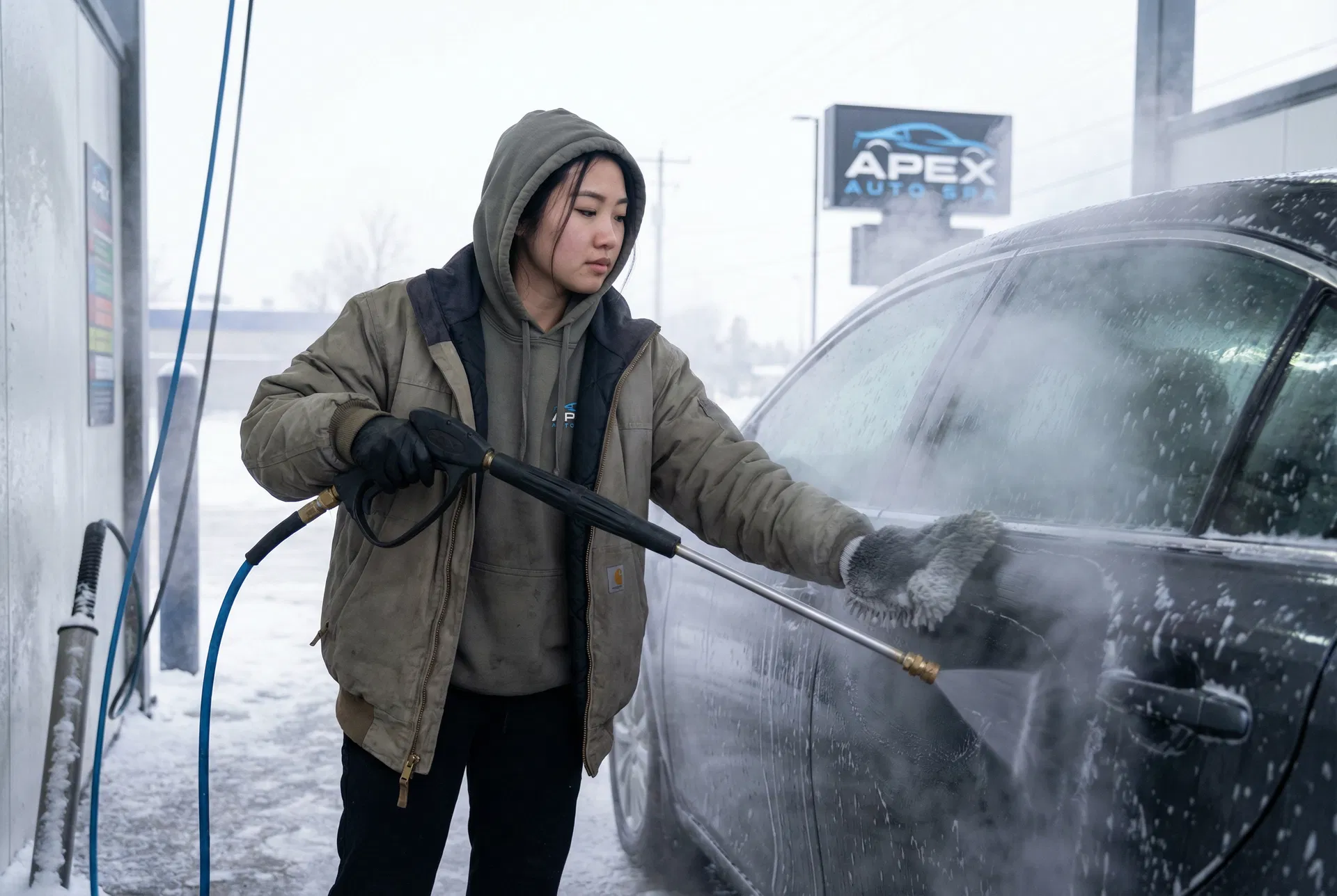 冬季洗車技巧:低溫環境下的正確施工方法