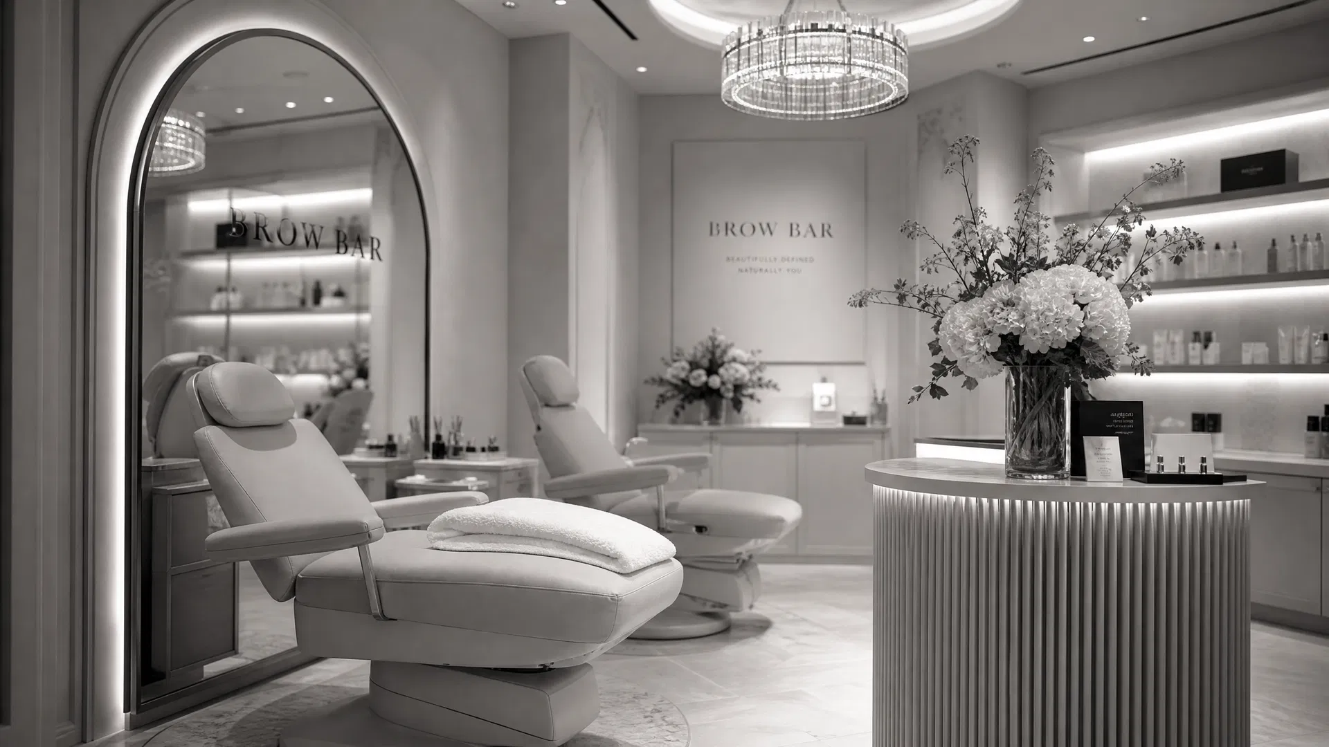 Inside a Benito Brow Bar