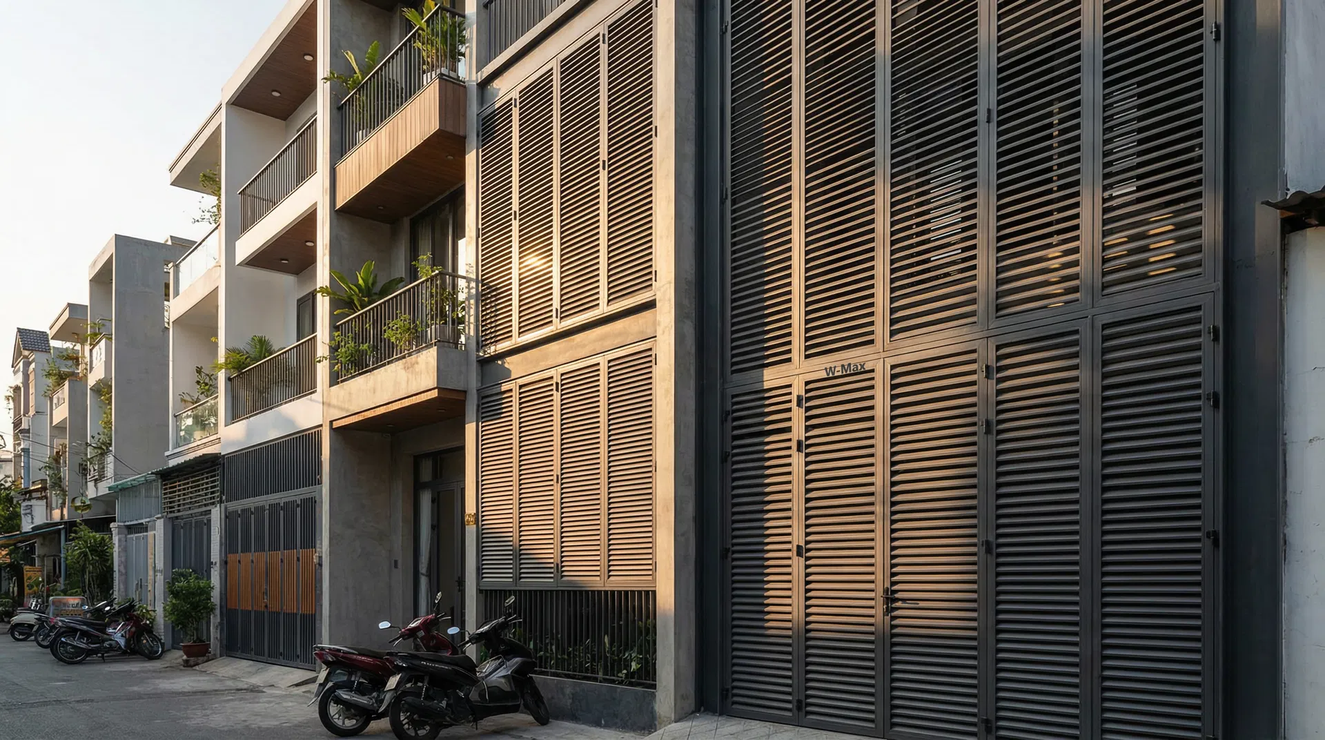 Cửa Chớp Nhôm Trong Kiến Trúc Nhà Phố Hiện Đại — Giải Pháp Thẩm Mỹ Và Công Năng Vượt Trội