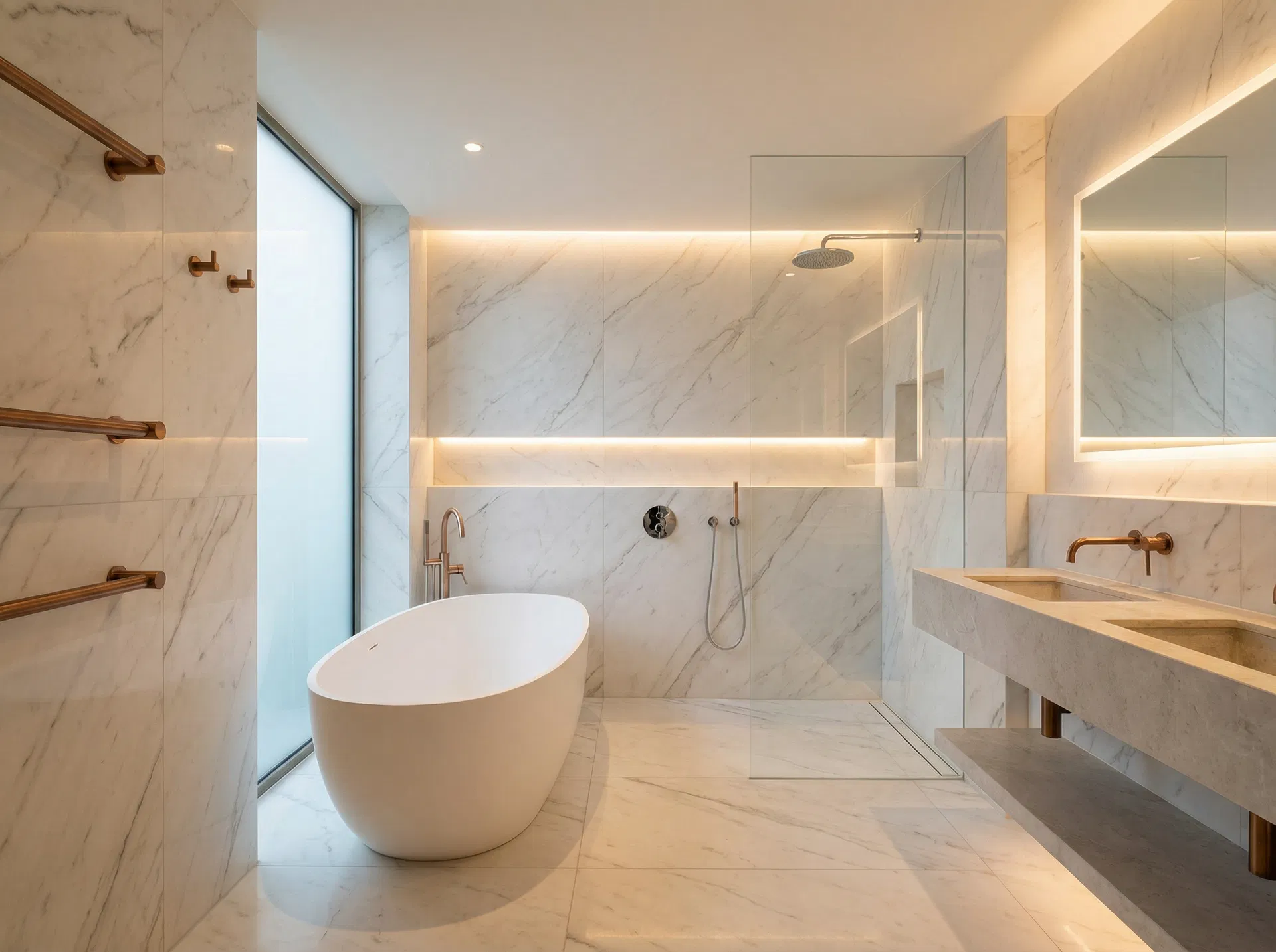 Modernes Badezimmer nach Sanierung durch Schmidt Sanitär