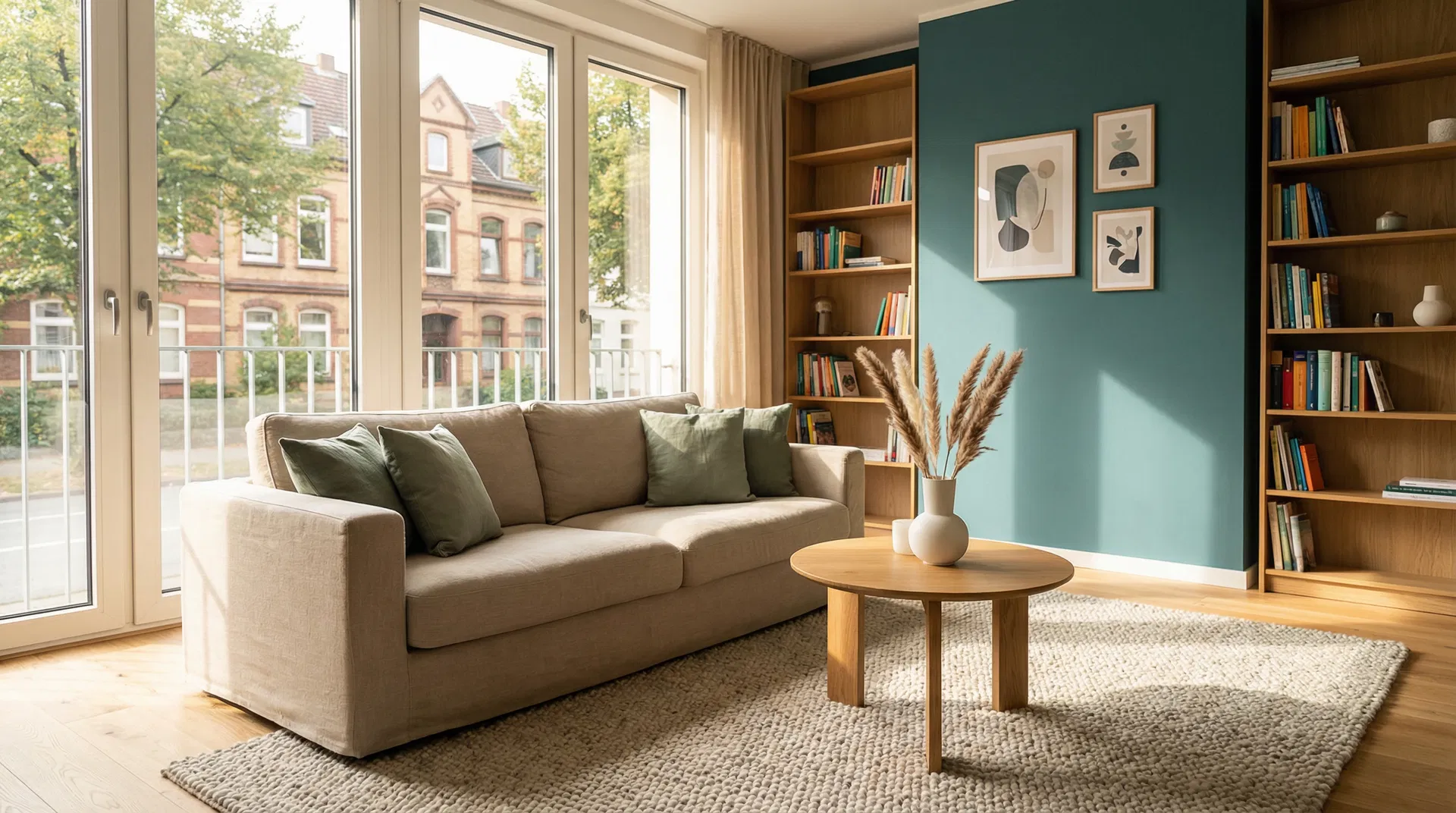 Heller und einladender Therapieraum der Praxis Lichtblick in Hannover