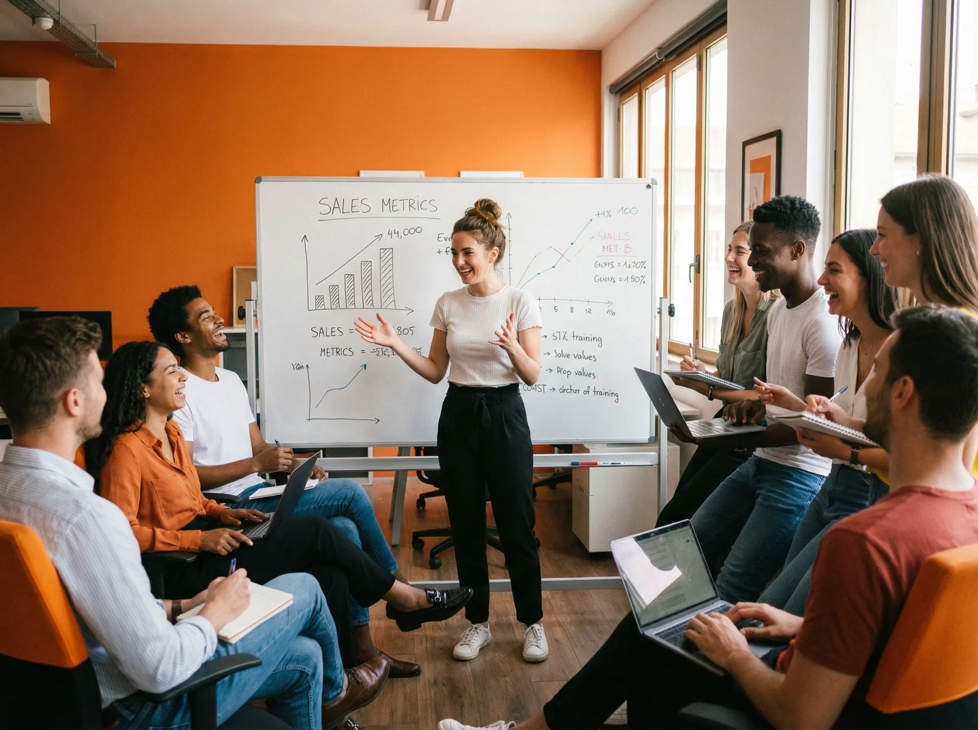 Office training session