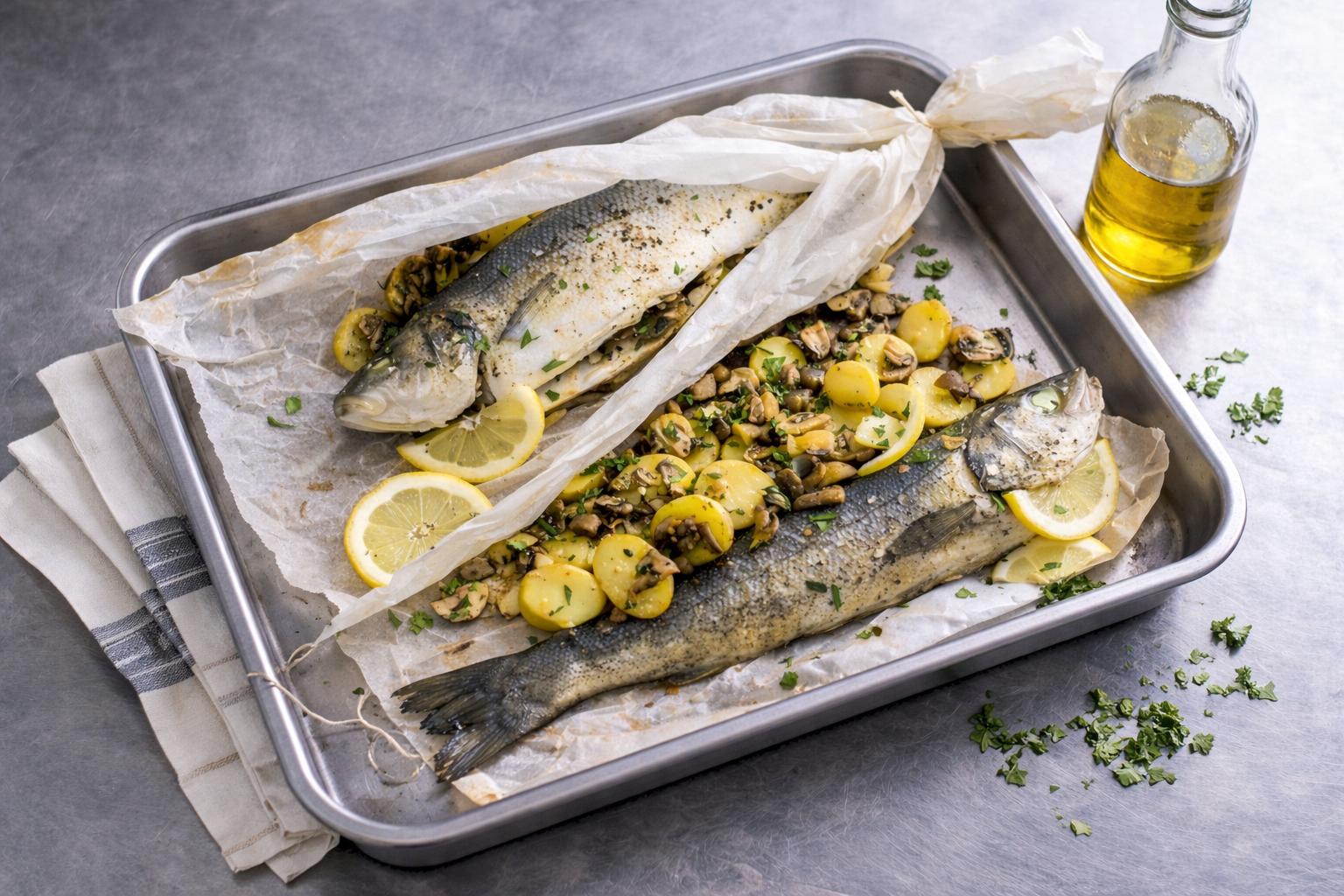 Perca al Horno (1 KG) - Meniu zilei - Preparat românesc în Tenerife