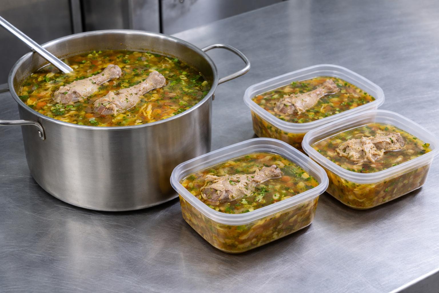 Borscht de pollo - Meniu zilei - Preparat românesc în Tenerife