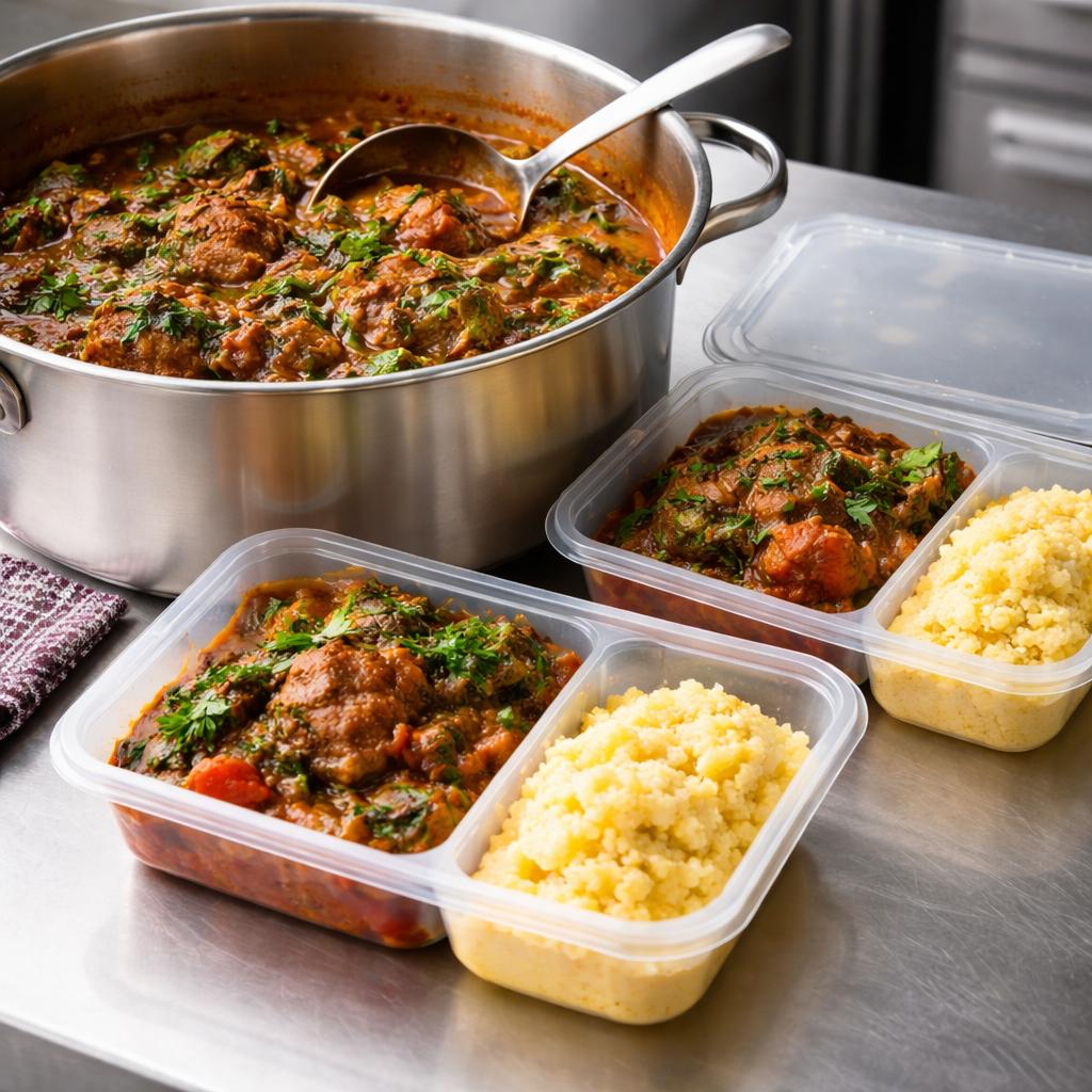 Estofado de Cordero (1 KG) - Meniu zilei - Preparat românesc în Tenerife