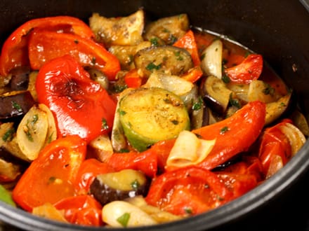 Salteado de verduras - Meniu zilei - Preparat românesc în Tenerife