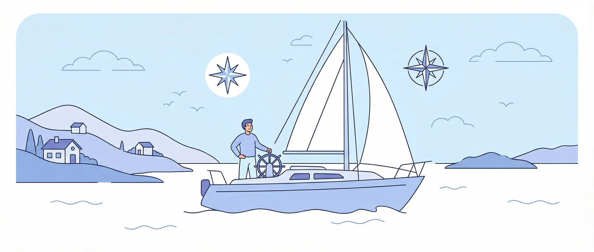 Comfort Collection yacht illustration