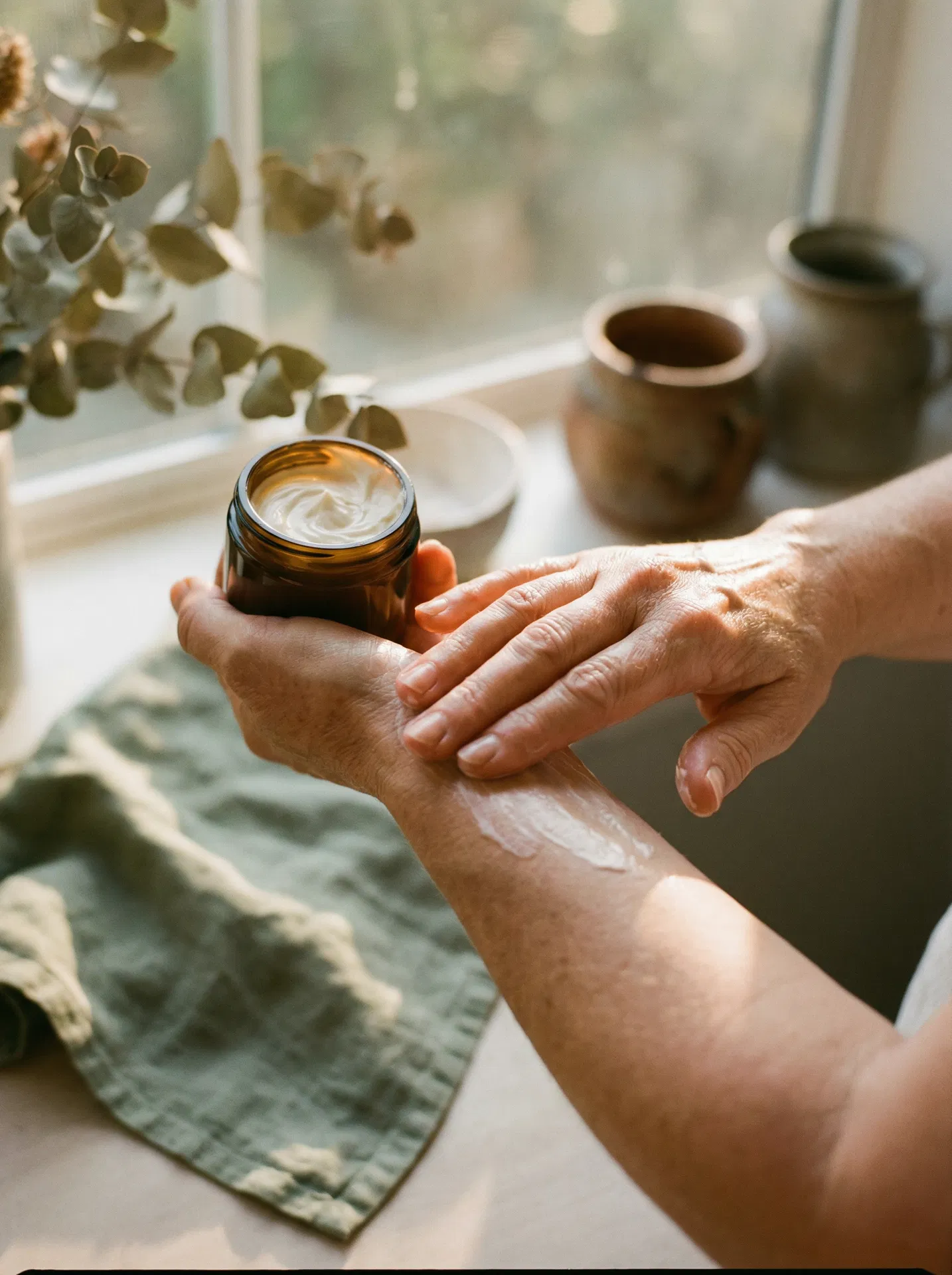 Skincare ritual lifestyle