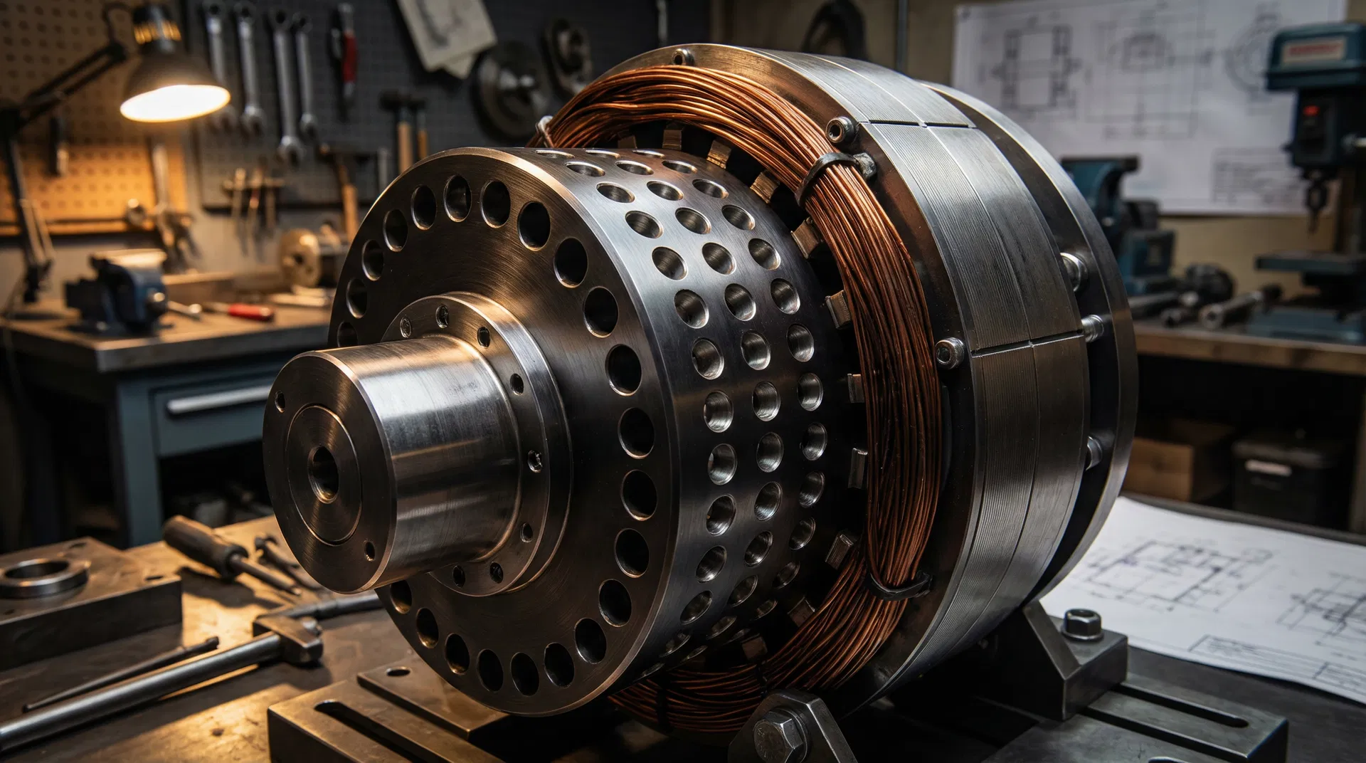 Motor compensador de energia magnético