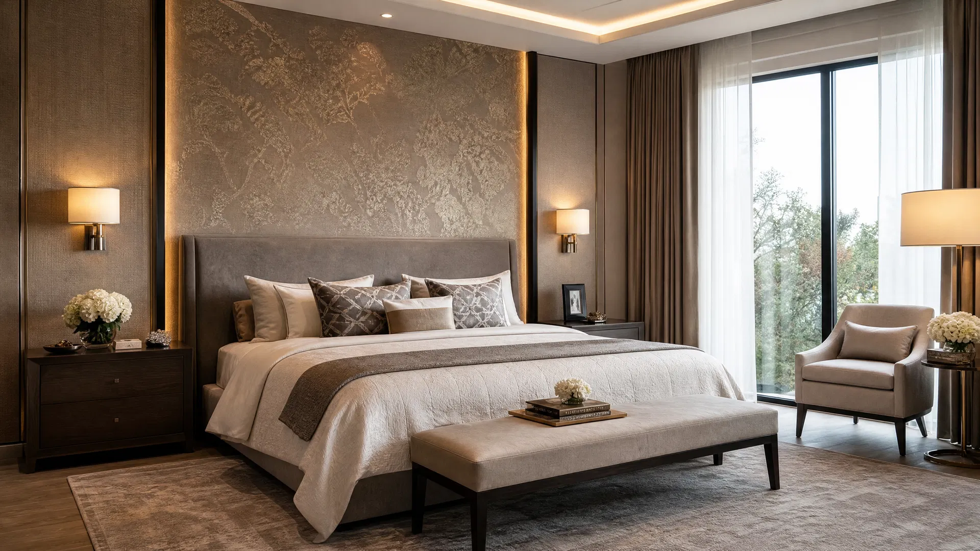 Bedroom accent wall