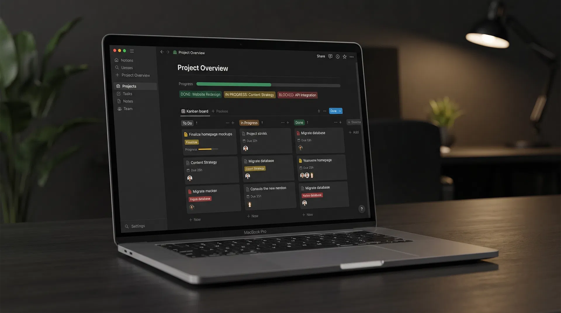 ProjectFlow Dashboard