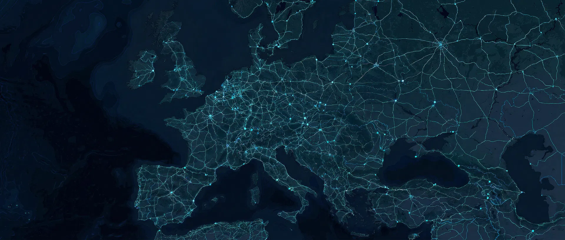 European traffic camera network map