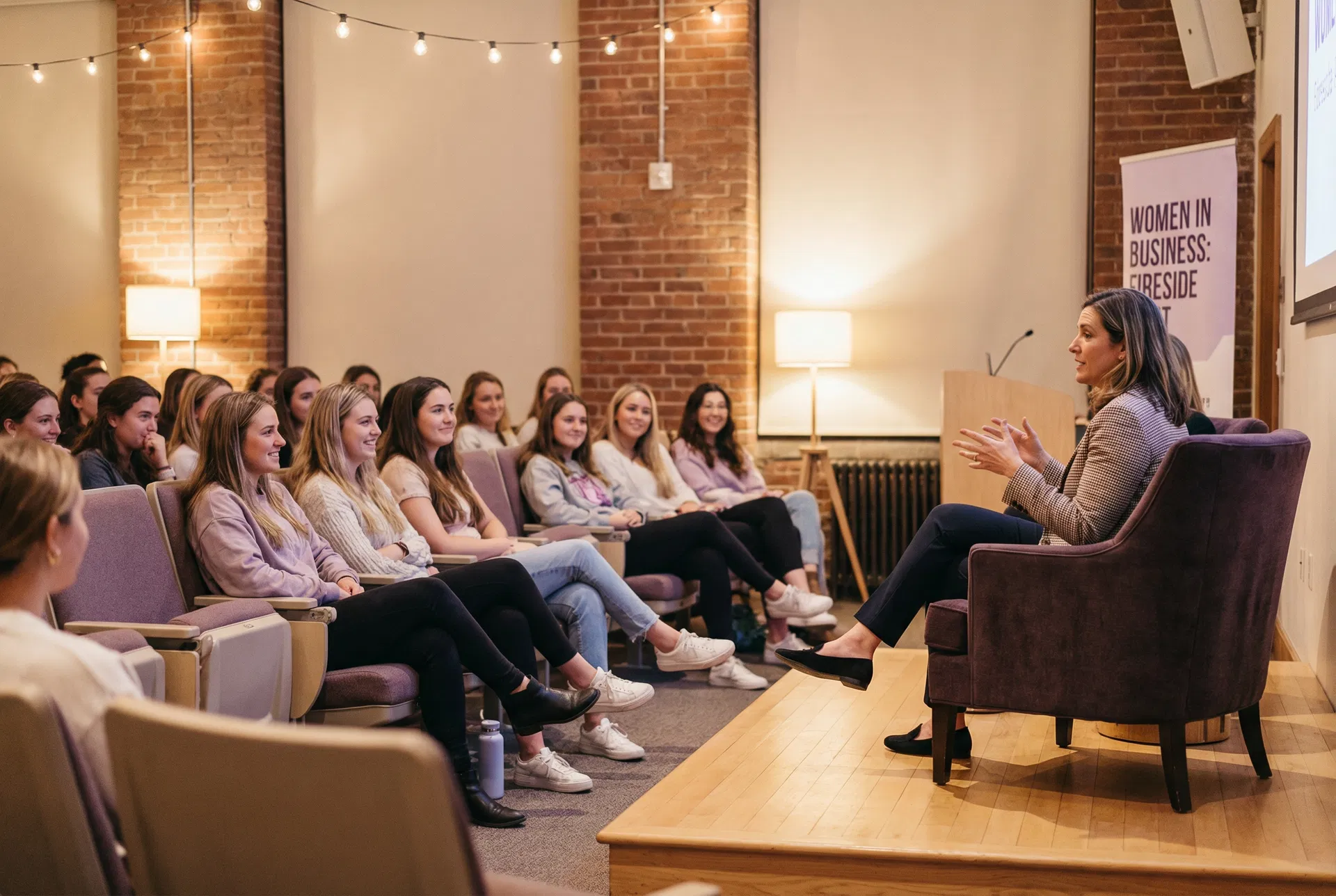 WiE fireside chat event