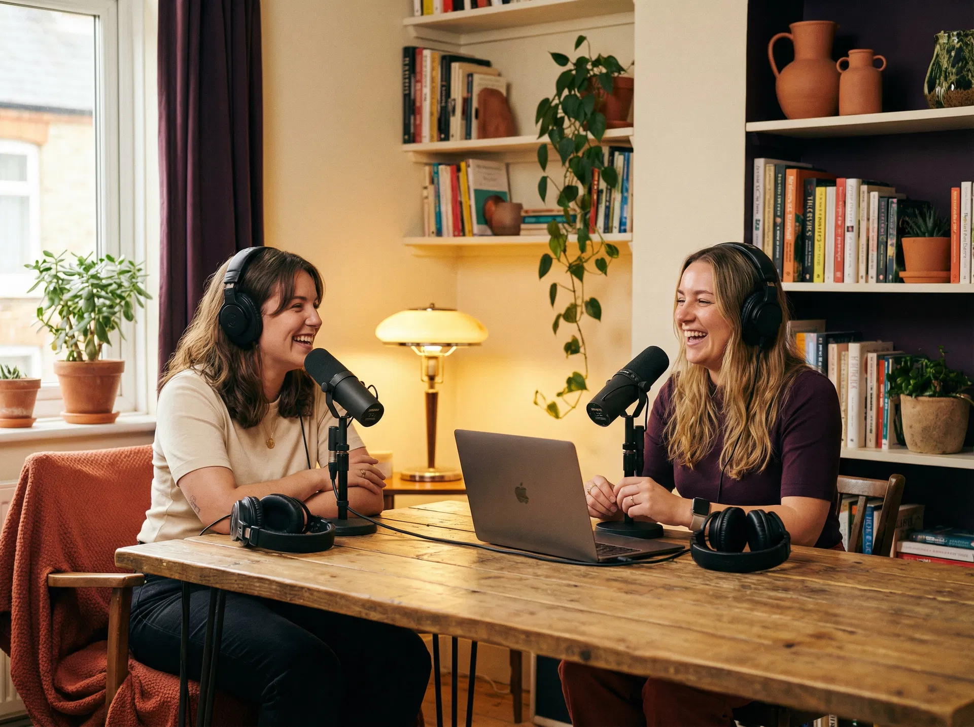 FoundHER podcast recording