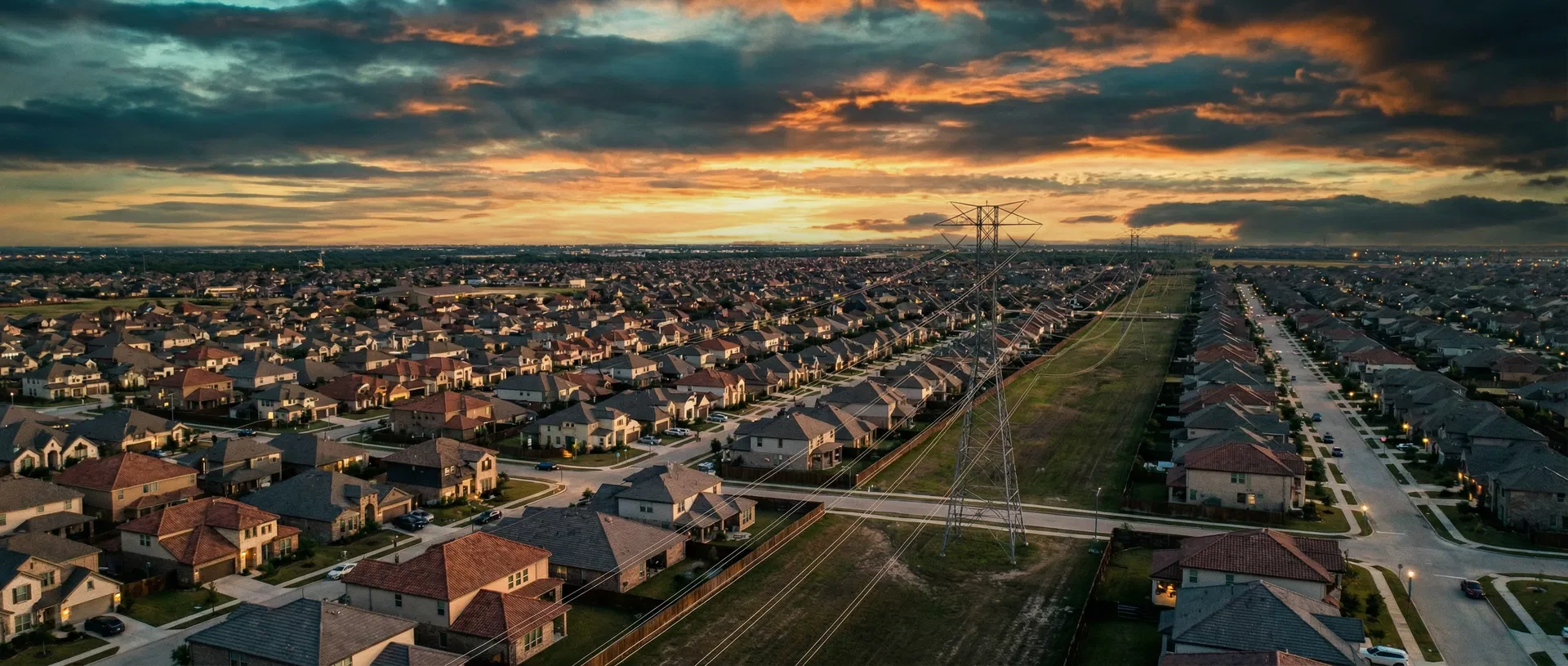 Texas suburban grid