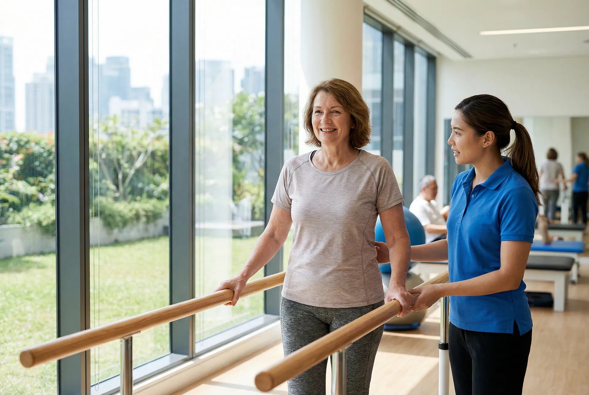 Physiotherapy after hip replacement surgery