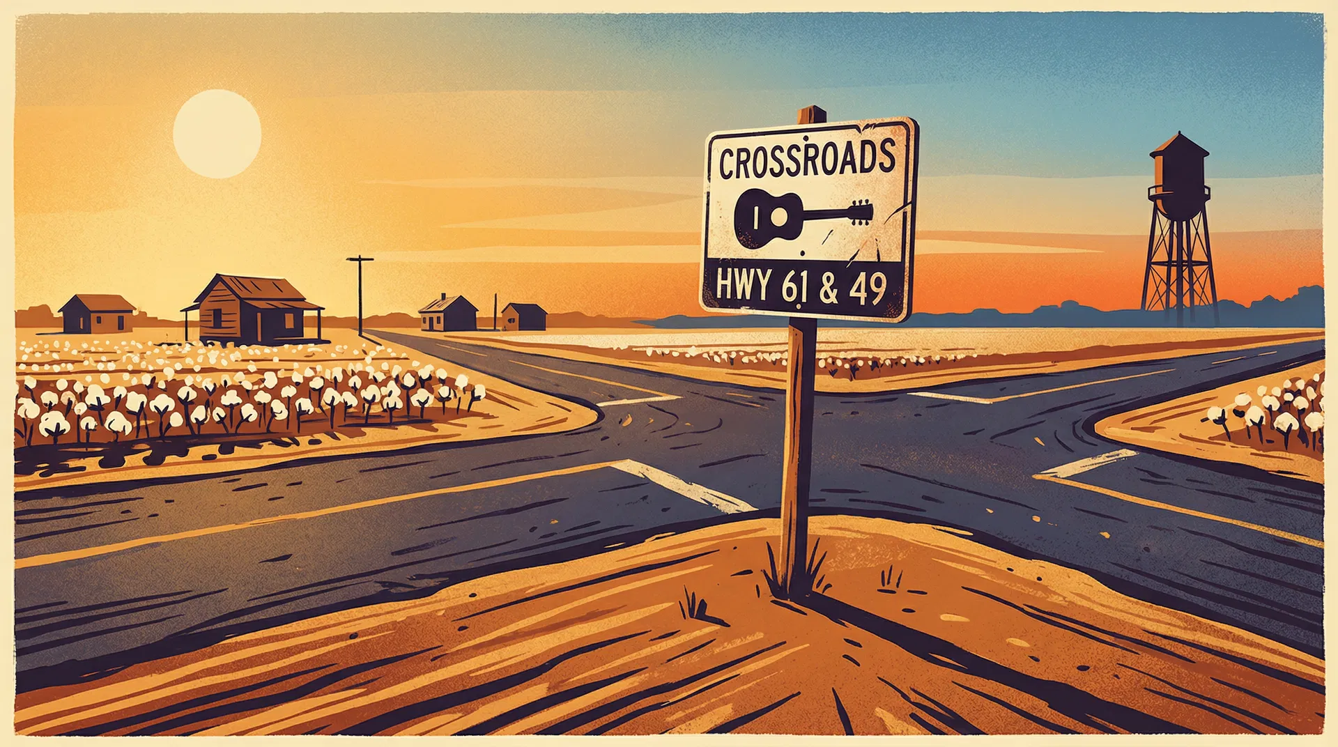 The crossroads โ Clarksdale, Mississippi