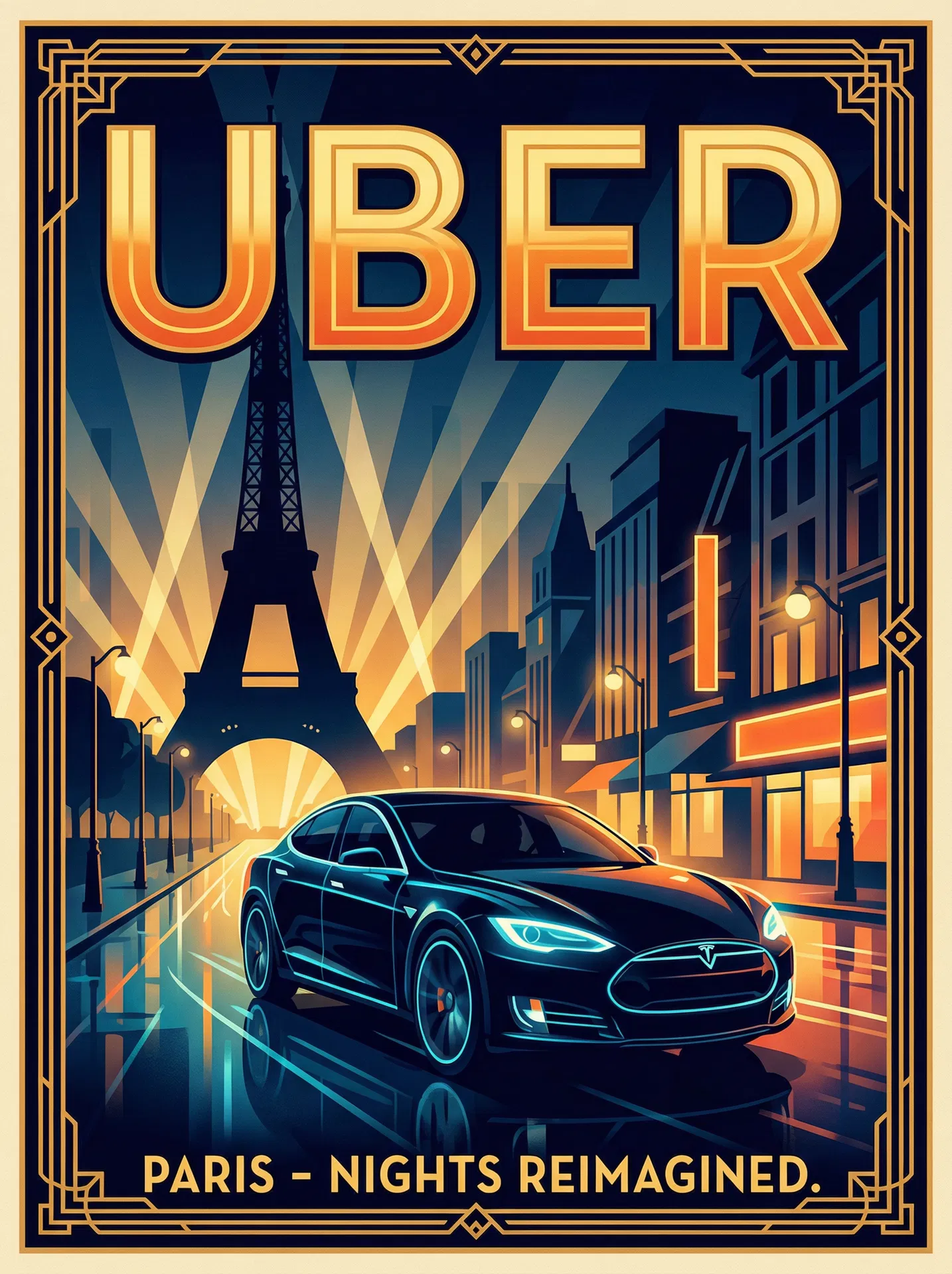 Uber — Paris, Nights Reimagined