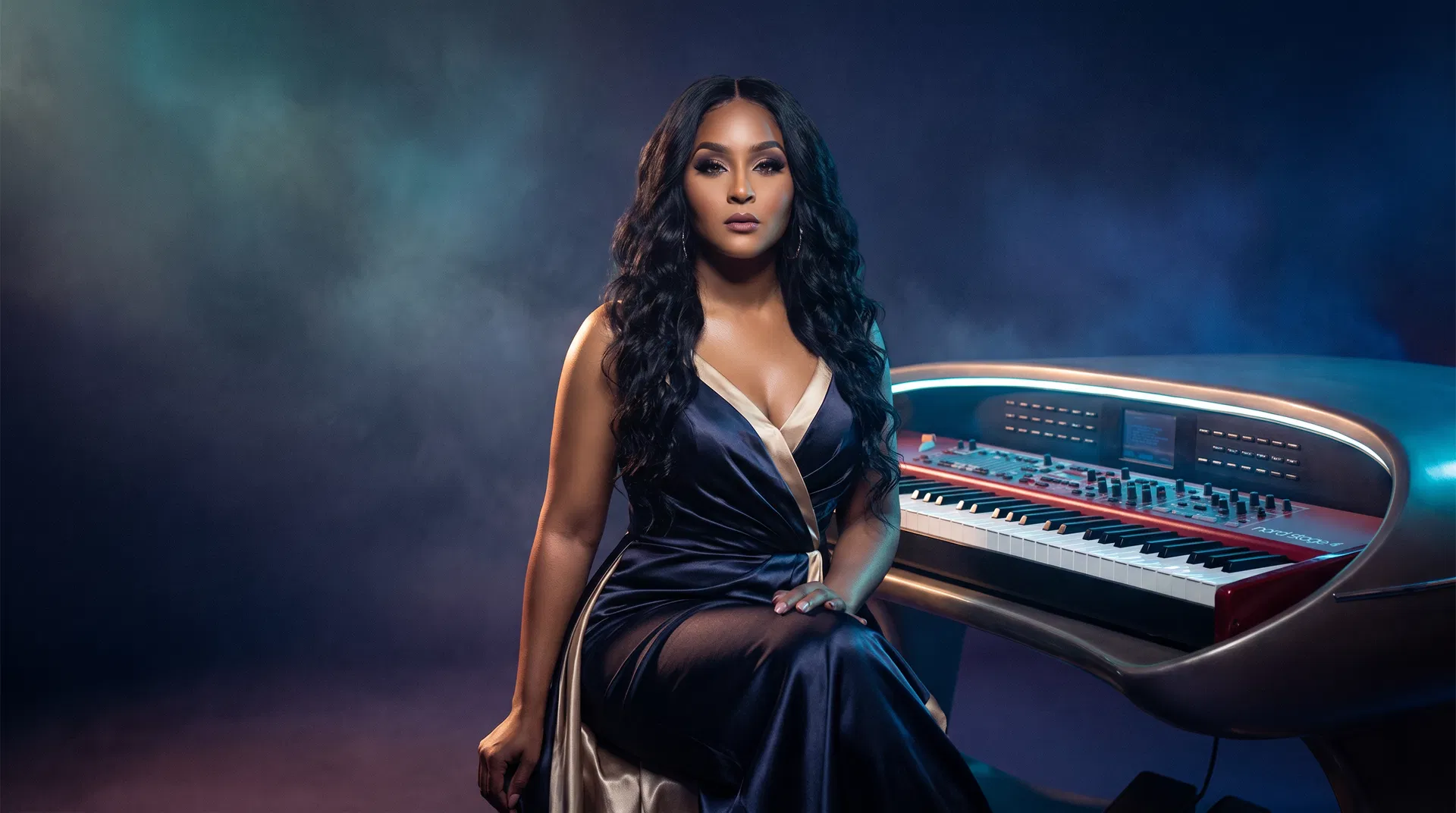 Lauren Denise Byrd in a music-first editorial hero portrait