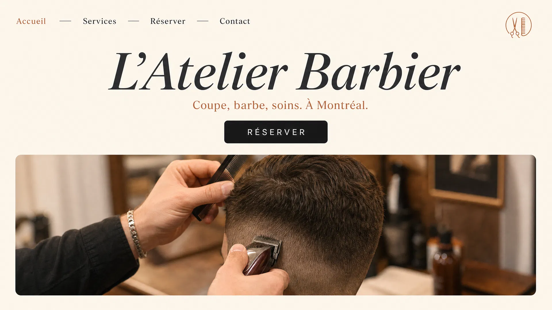 Démo de site fictive — L’Atelier Barbier