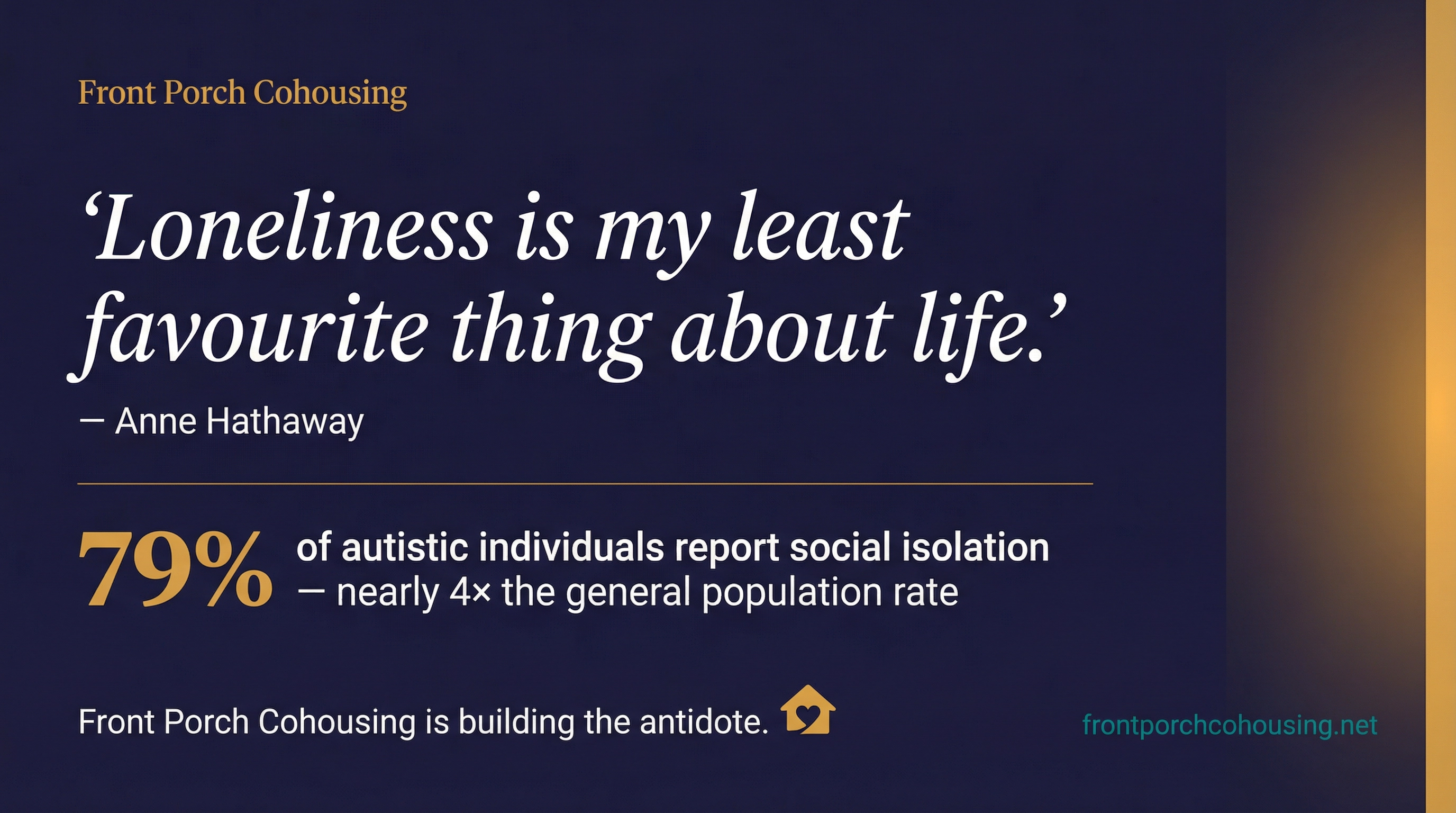 The Loneliness Nobody Talks About — Front Porch Cohousing